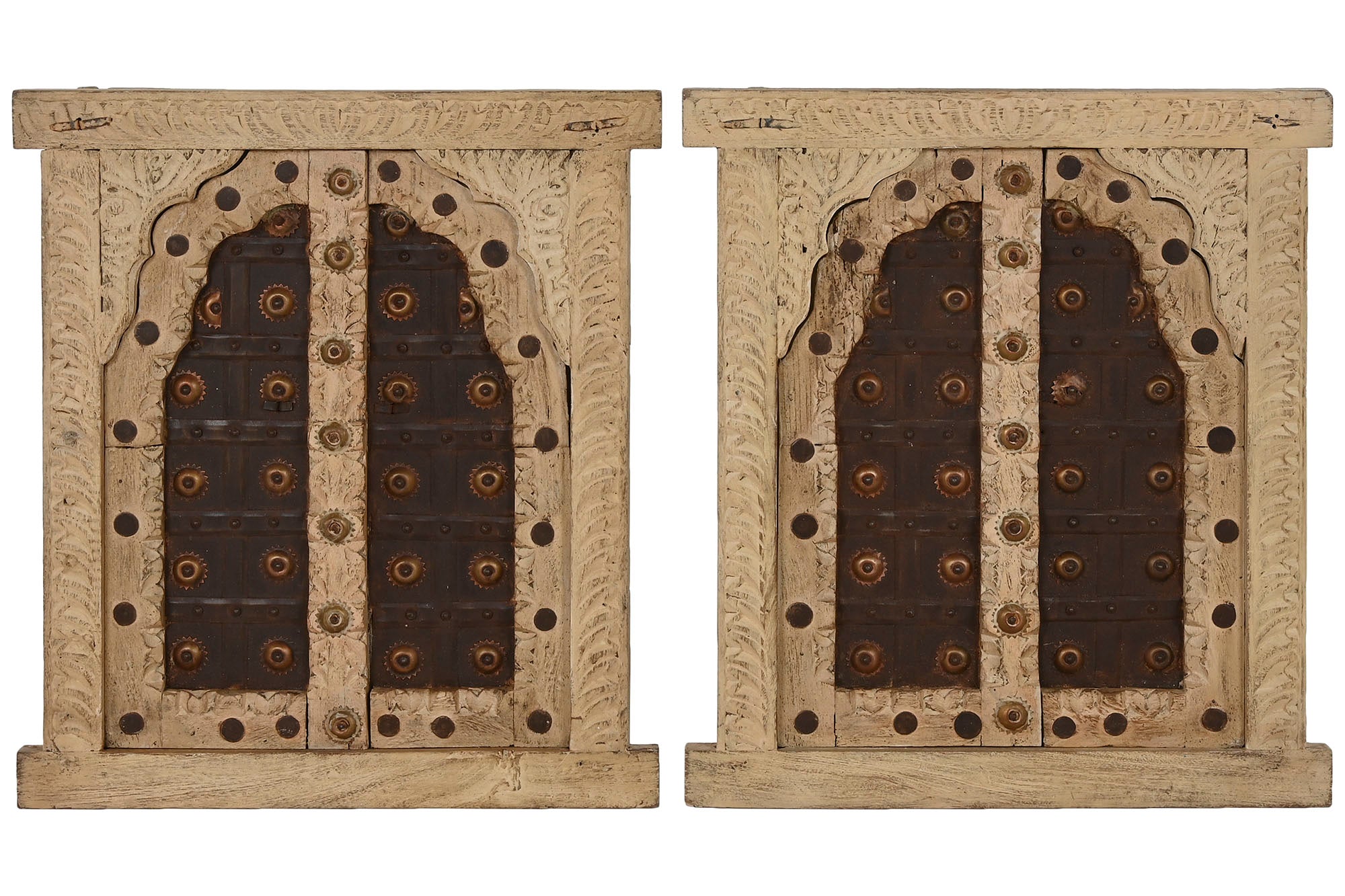 Teak Wall Decoration 45X5X51 Assorted Window