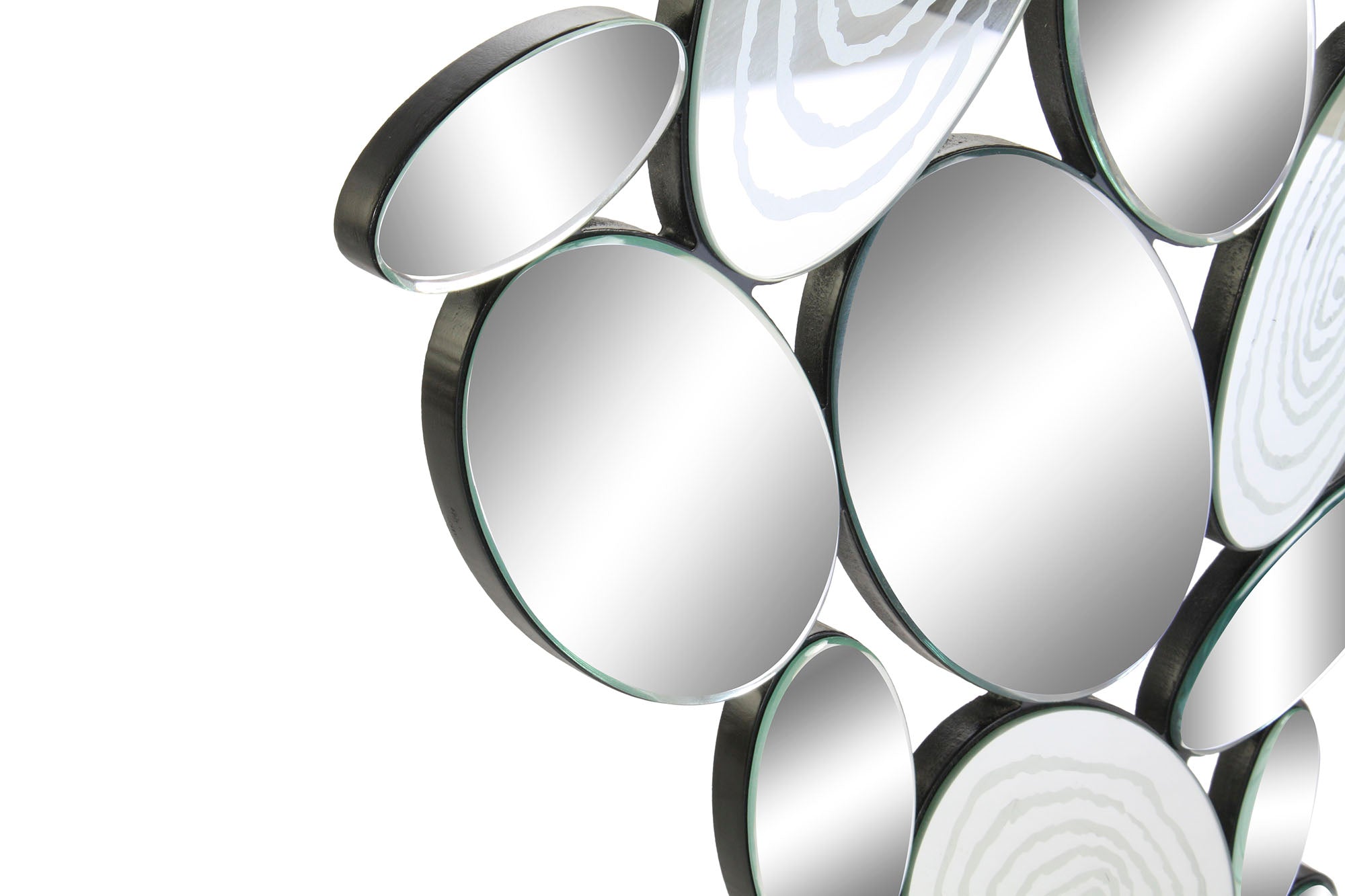 Espelho de madeira de vidro 60X2X120 Multi