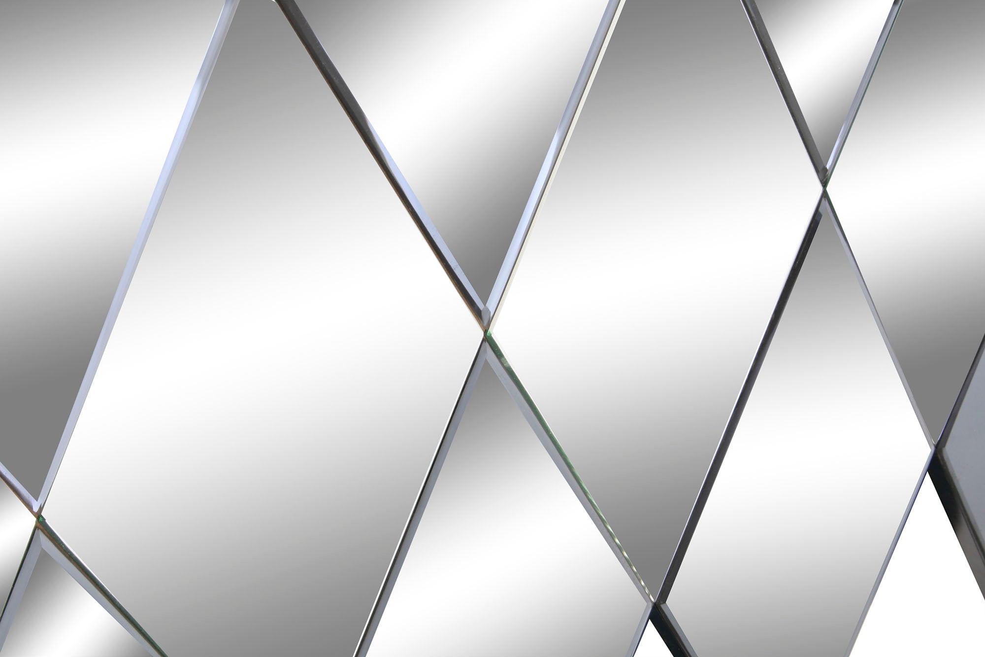 Espelho de vidro Madeira 120X2X80 Losangos Fumados