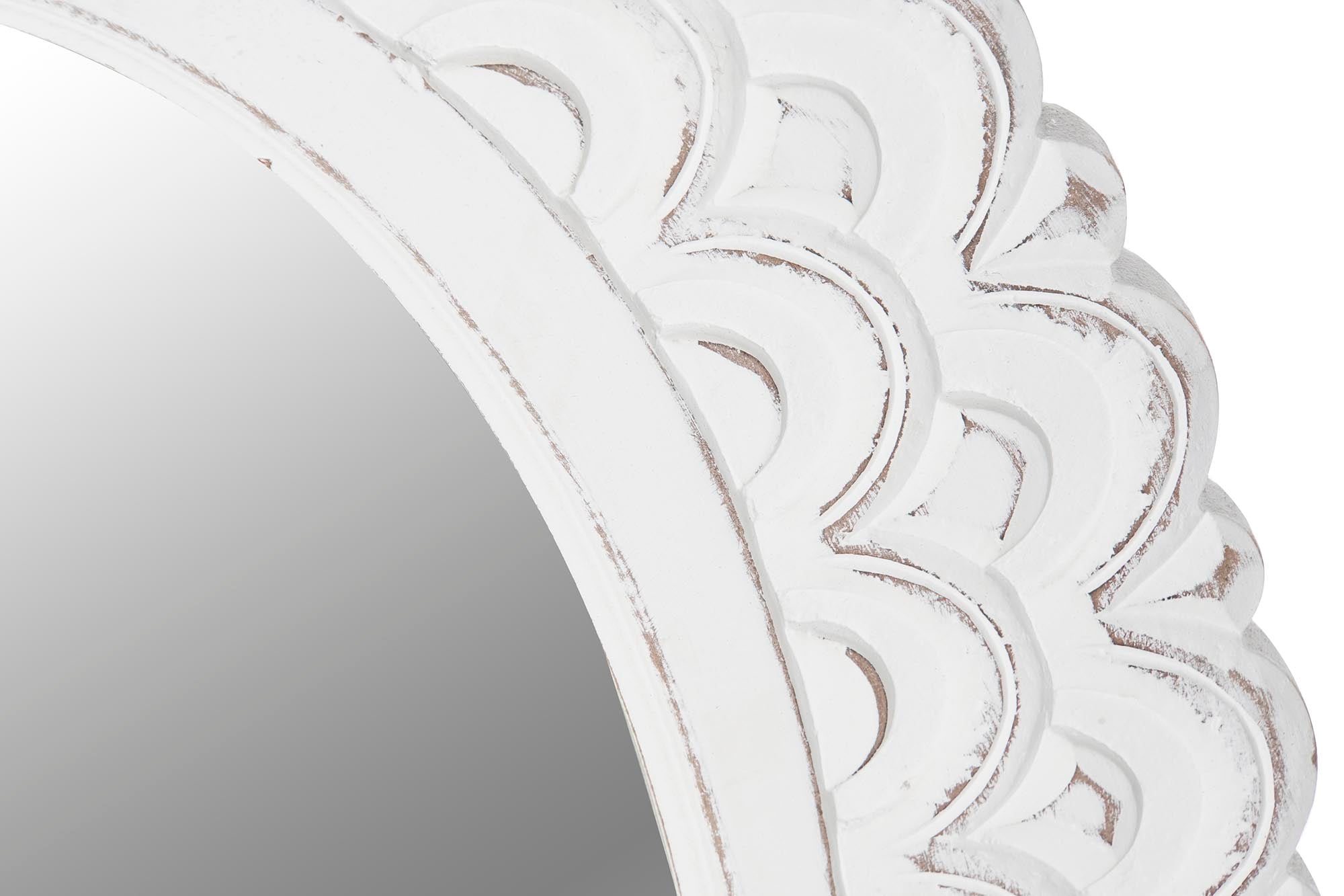 Espejo Mdf Cristal 58X2,5X86 Decape Blanco