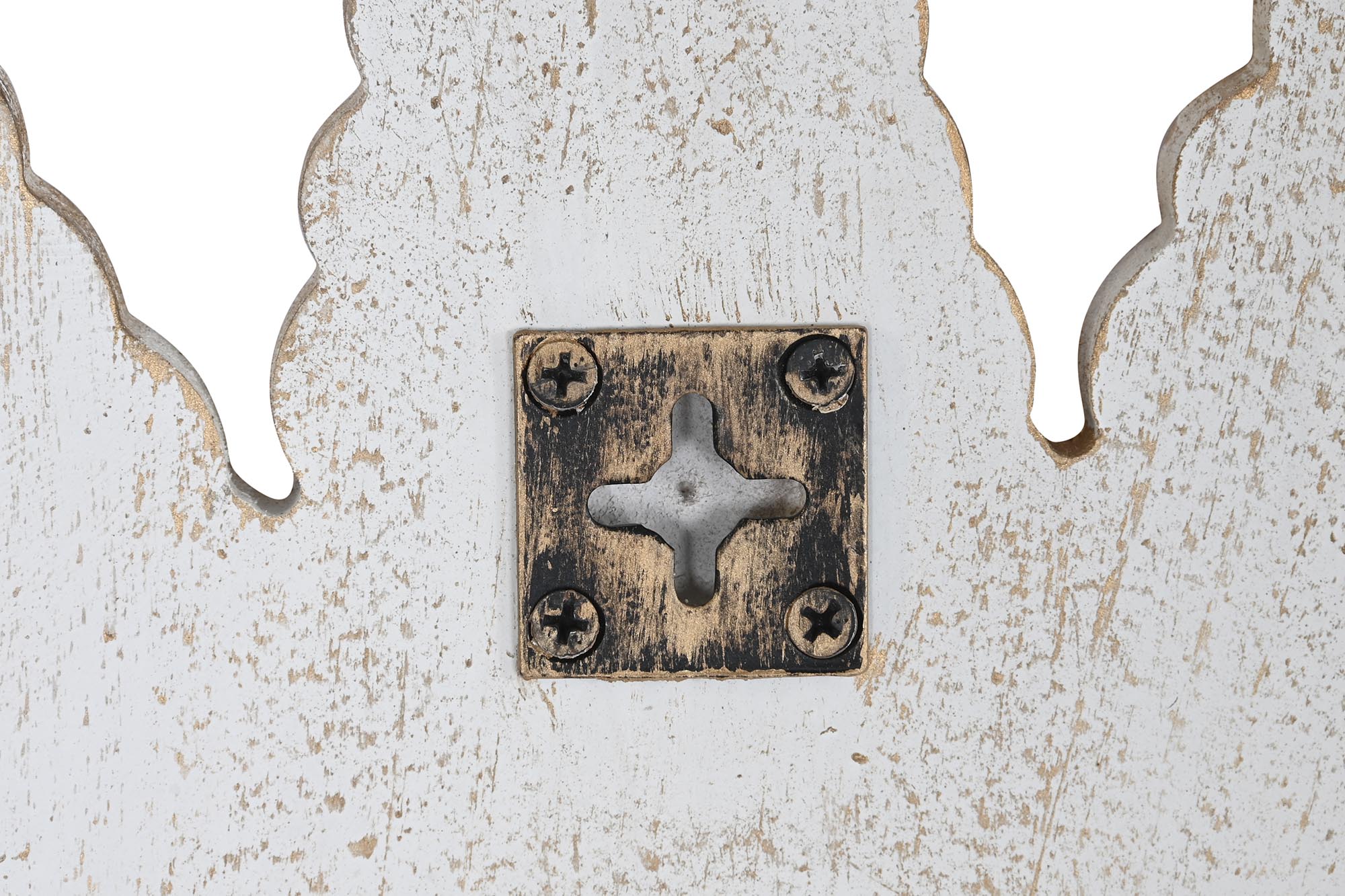 Espejo Mango Cristal 90X3X90 Plumas Decape Dorado