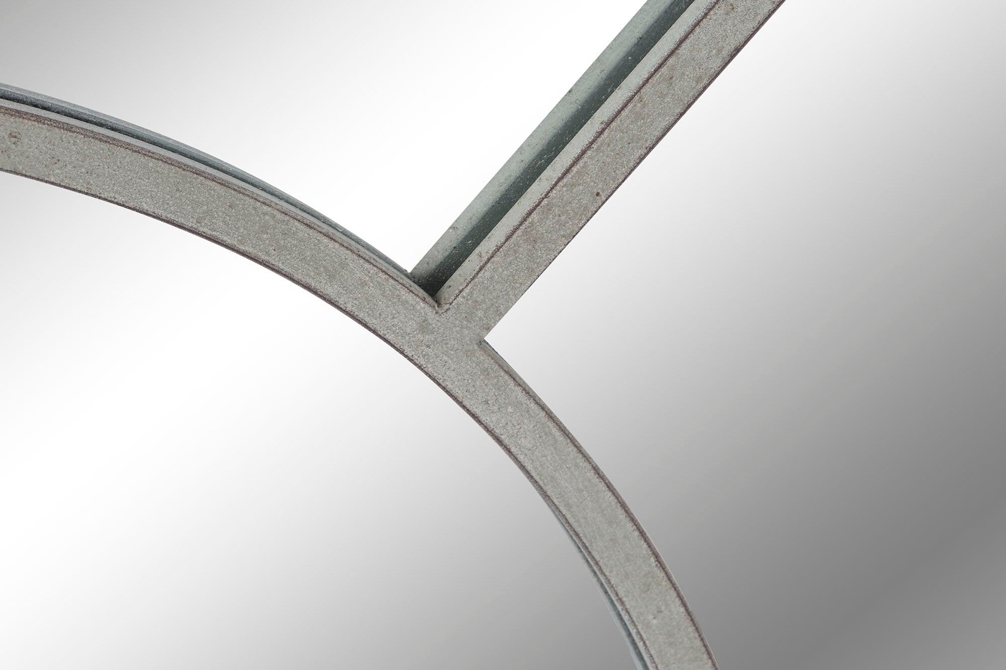 Espejo Metal 122X2,5X62 Ventana Envejecido Gris