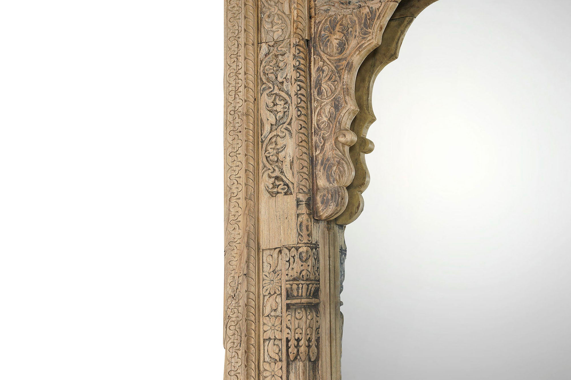 Teak Mirror 160X18X288 Single Piece Natural