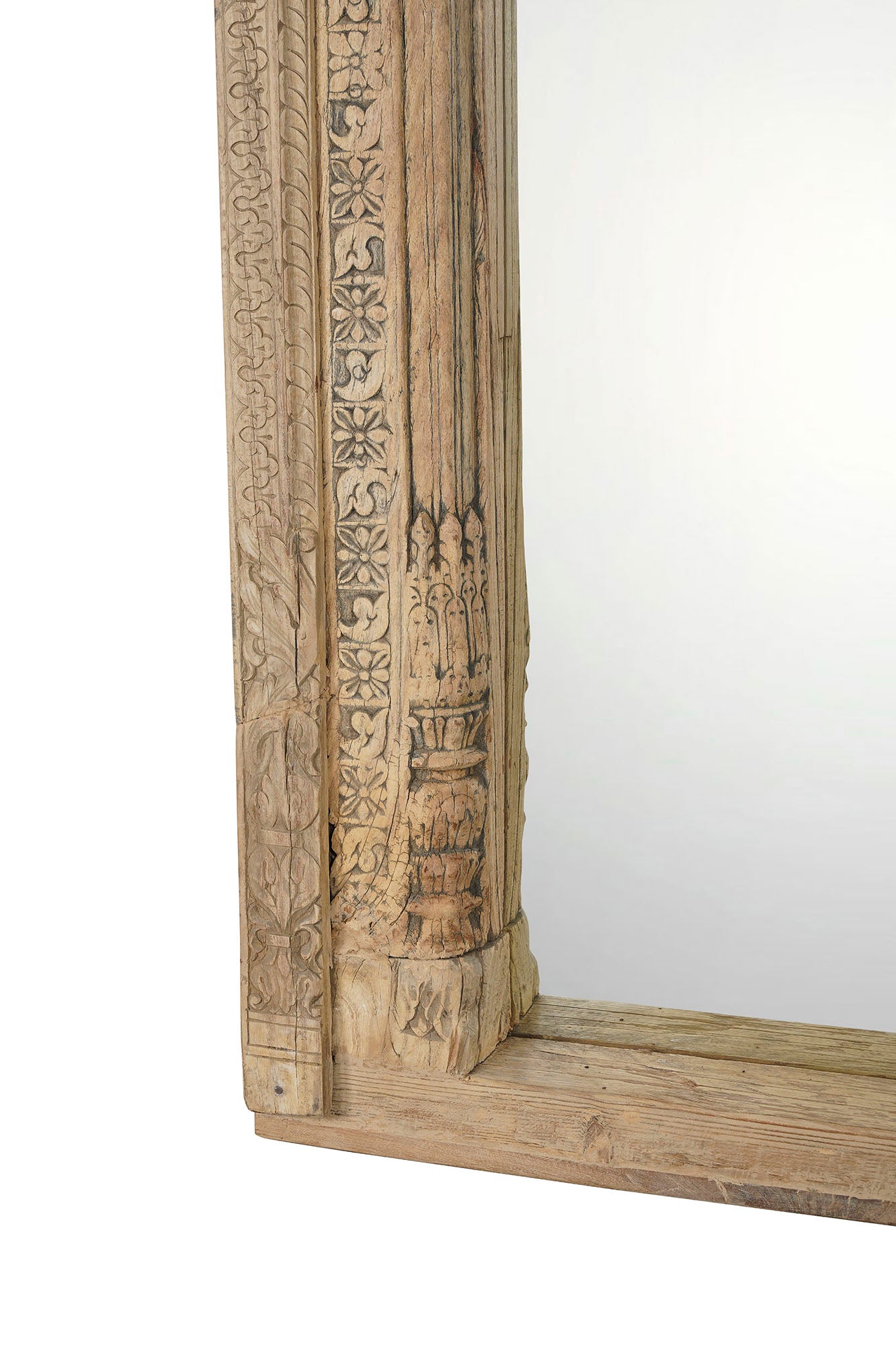 Teak Mirror 160X18X288 Single Piece Natural