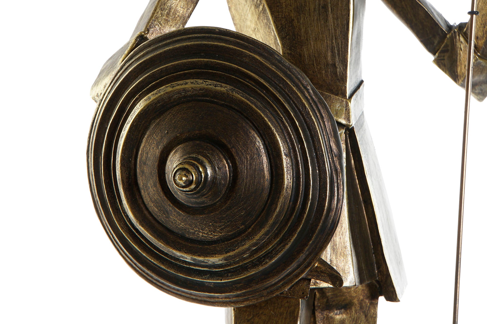 Figura Resina 23,5X19X70,5 Quijote Cobrizo