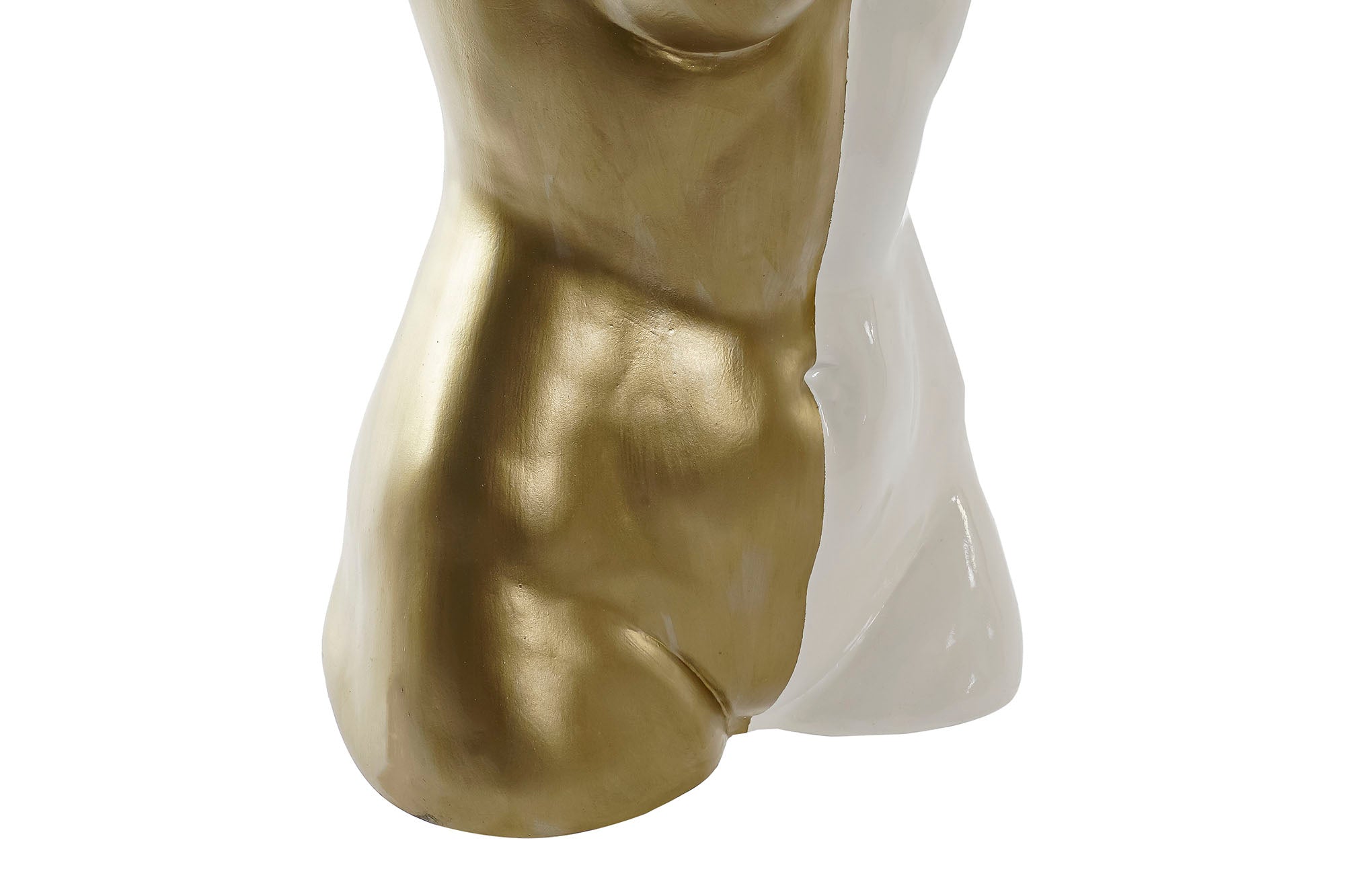 Figura de resina 32X19X50 Busto clássico brilhante