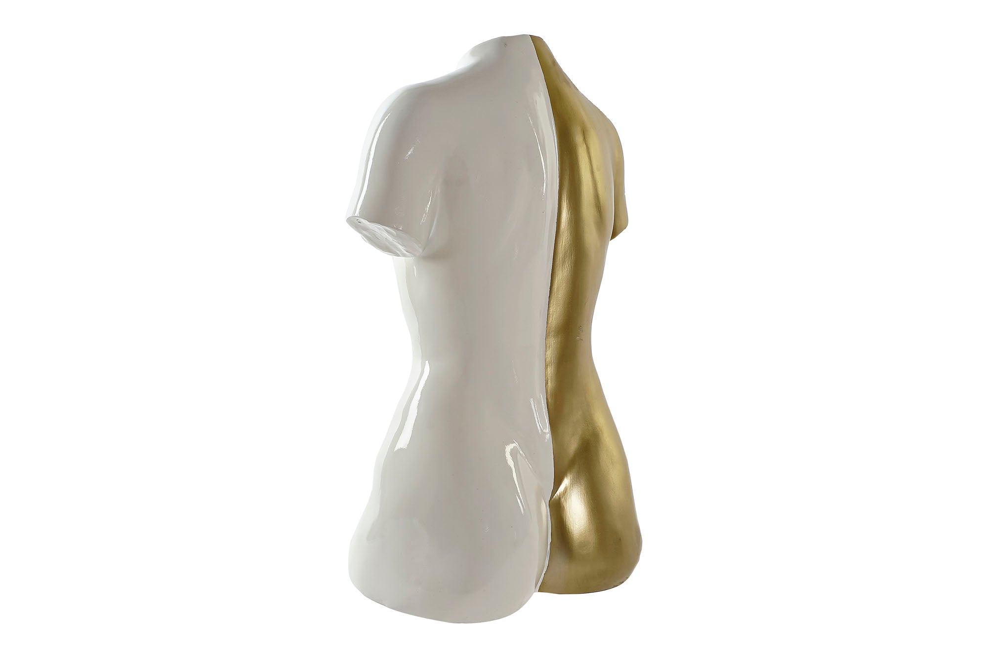 Figura de resina 32X19X50 Busto clássico brilhante