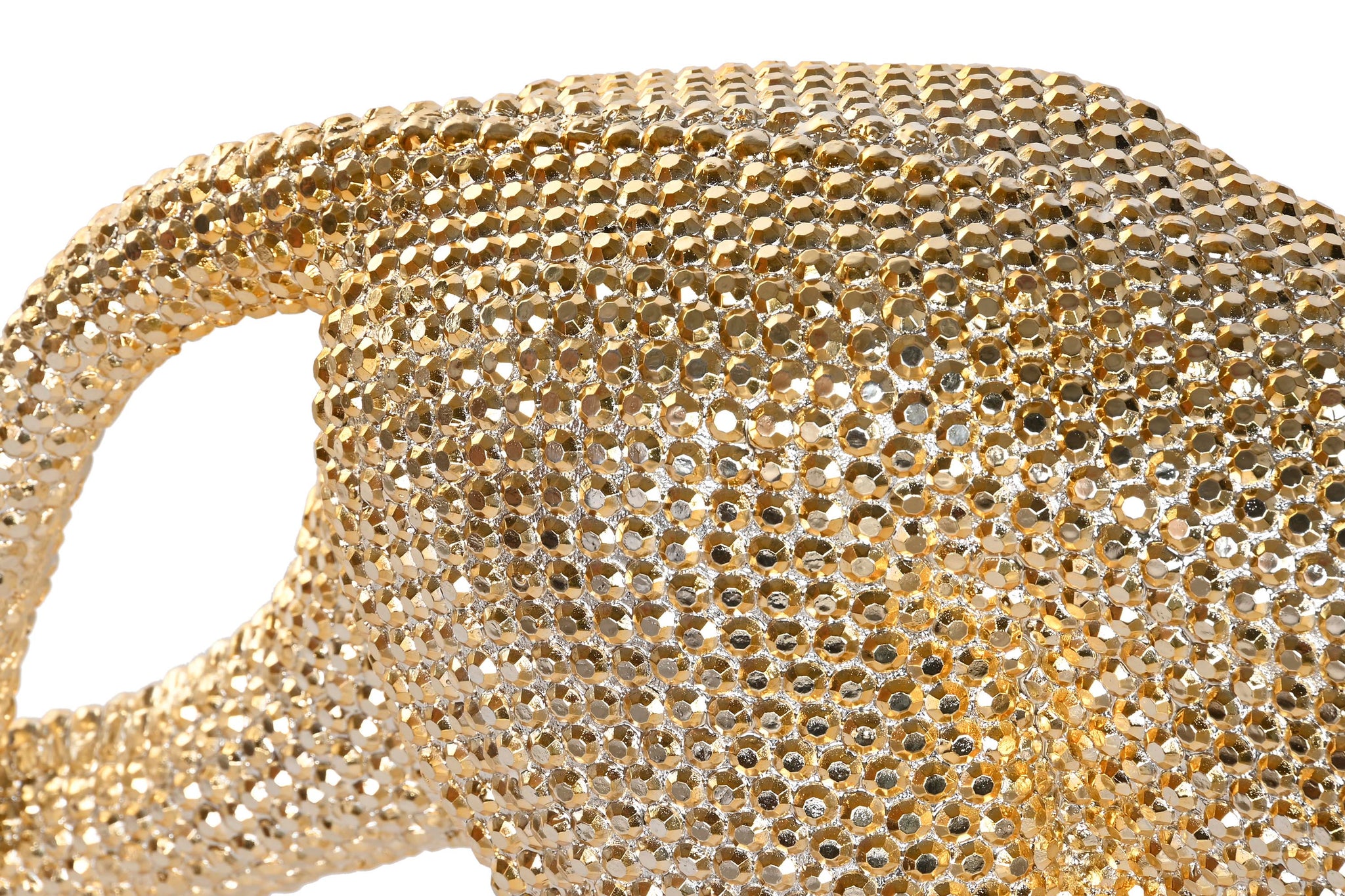 Figura de resina 120X23X44 Leopardo Dourado