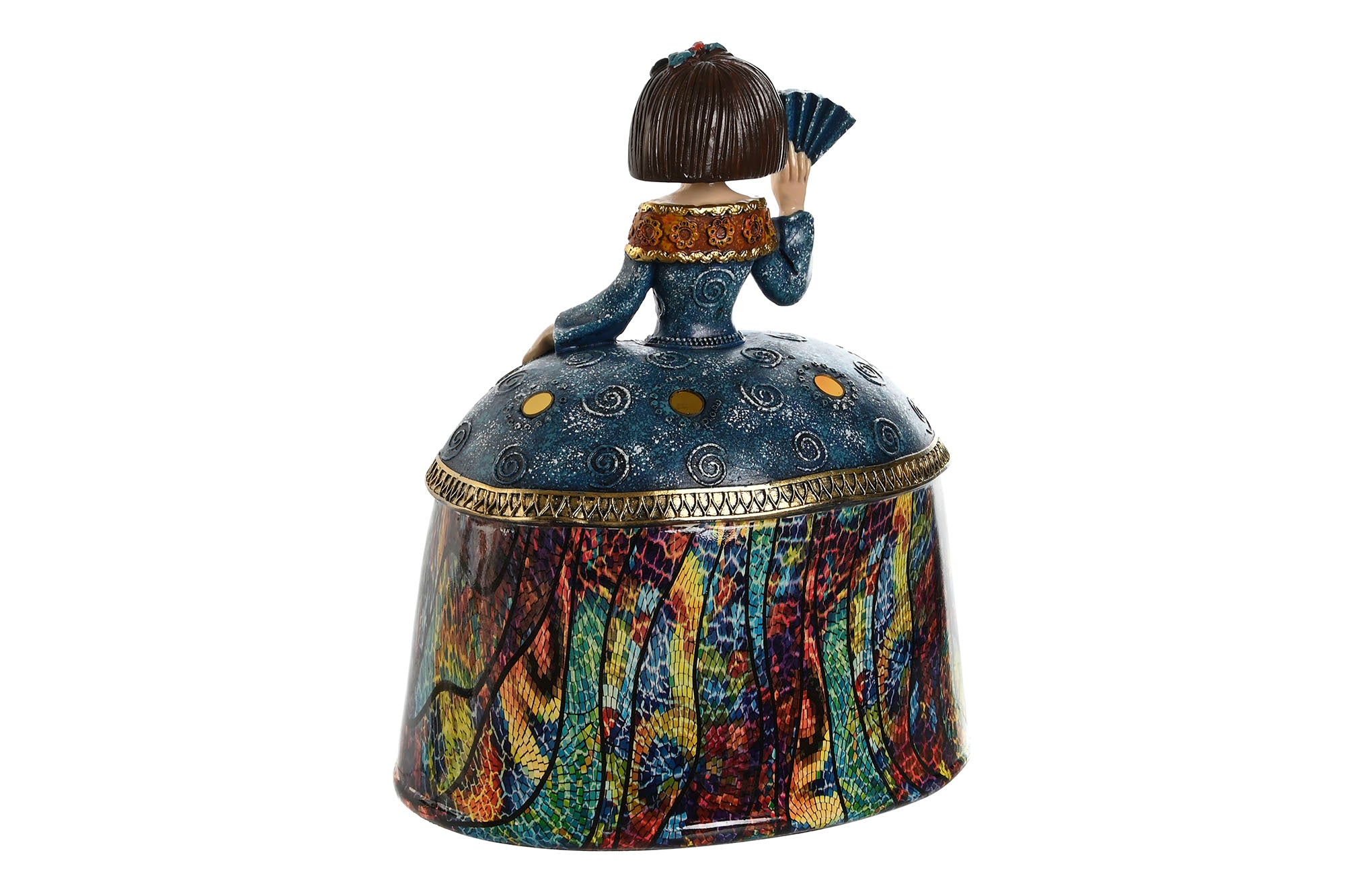 Figura Resina 21,5X15,5X25,5 Menina 3 Surt.