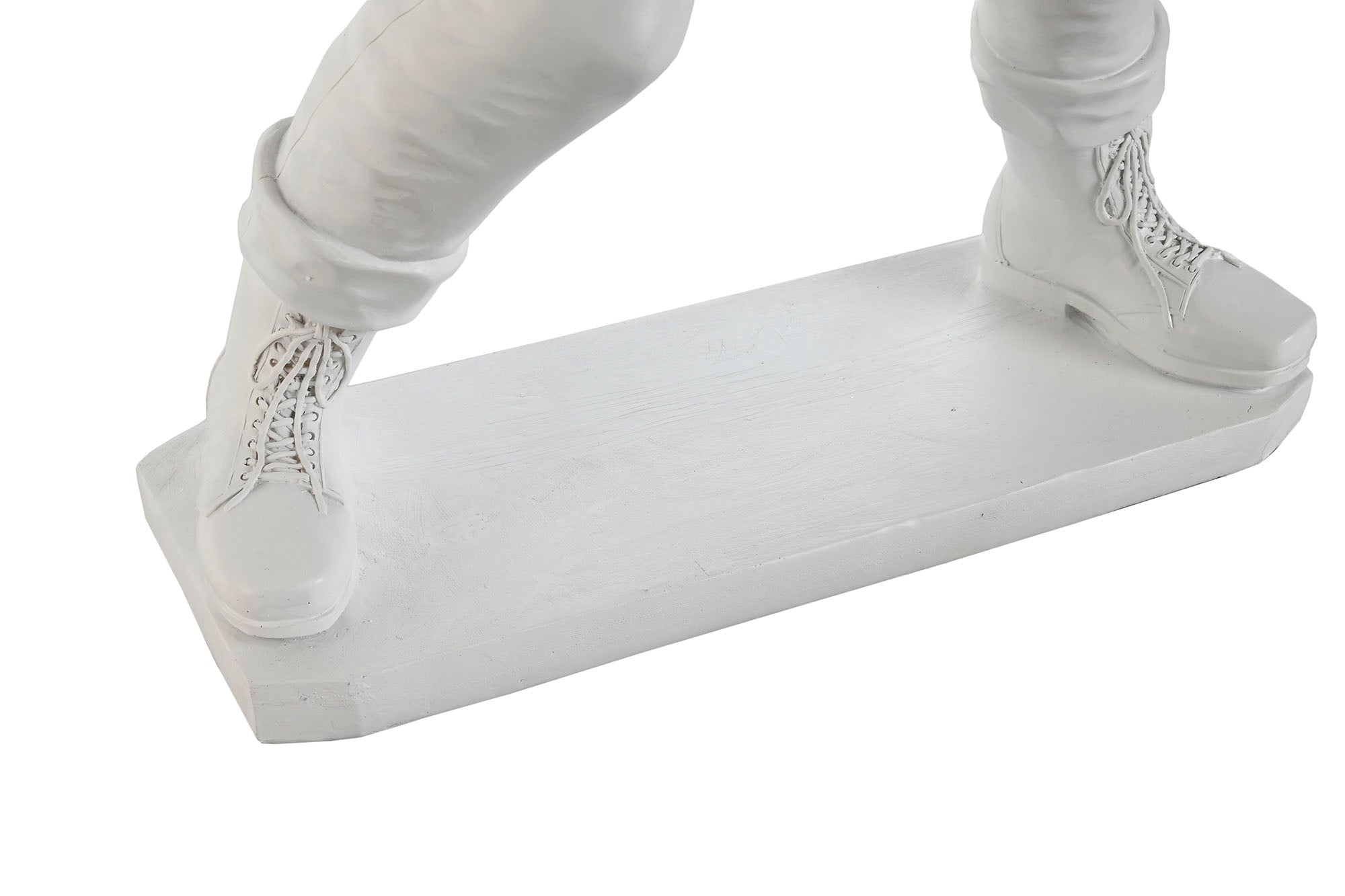 Figura de resina 41X24X66 Soldado branco