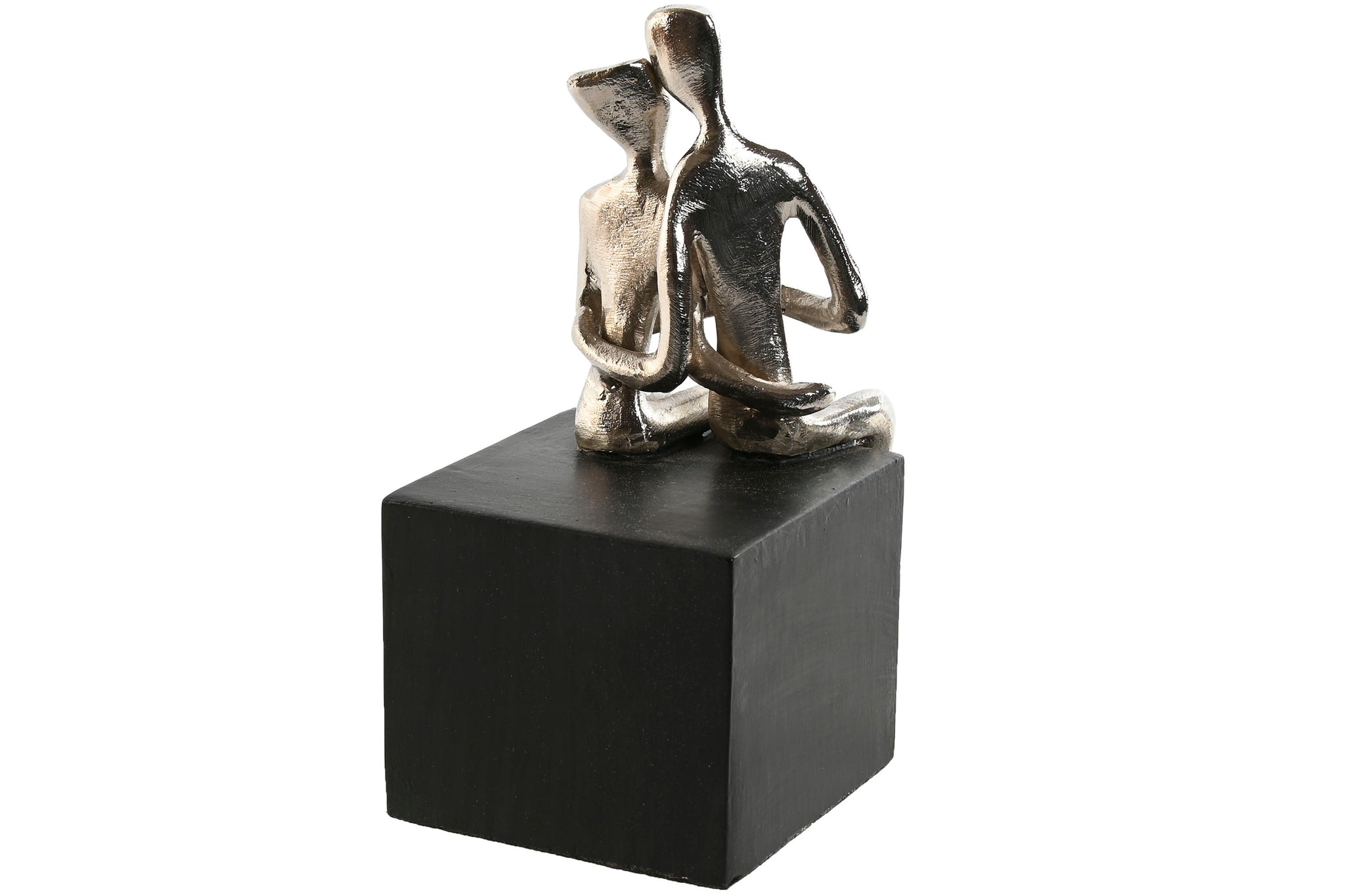 Figura Mango Aluminio 9X13X20 Pareja Negro