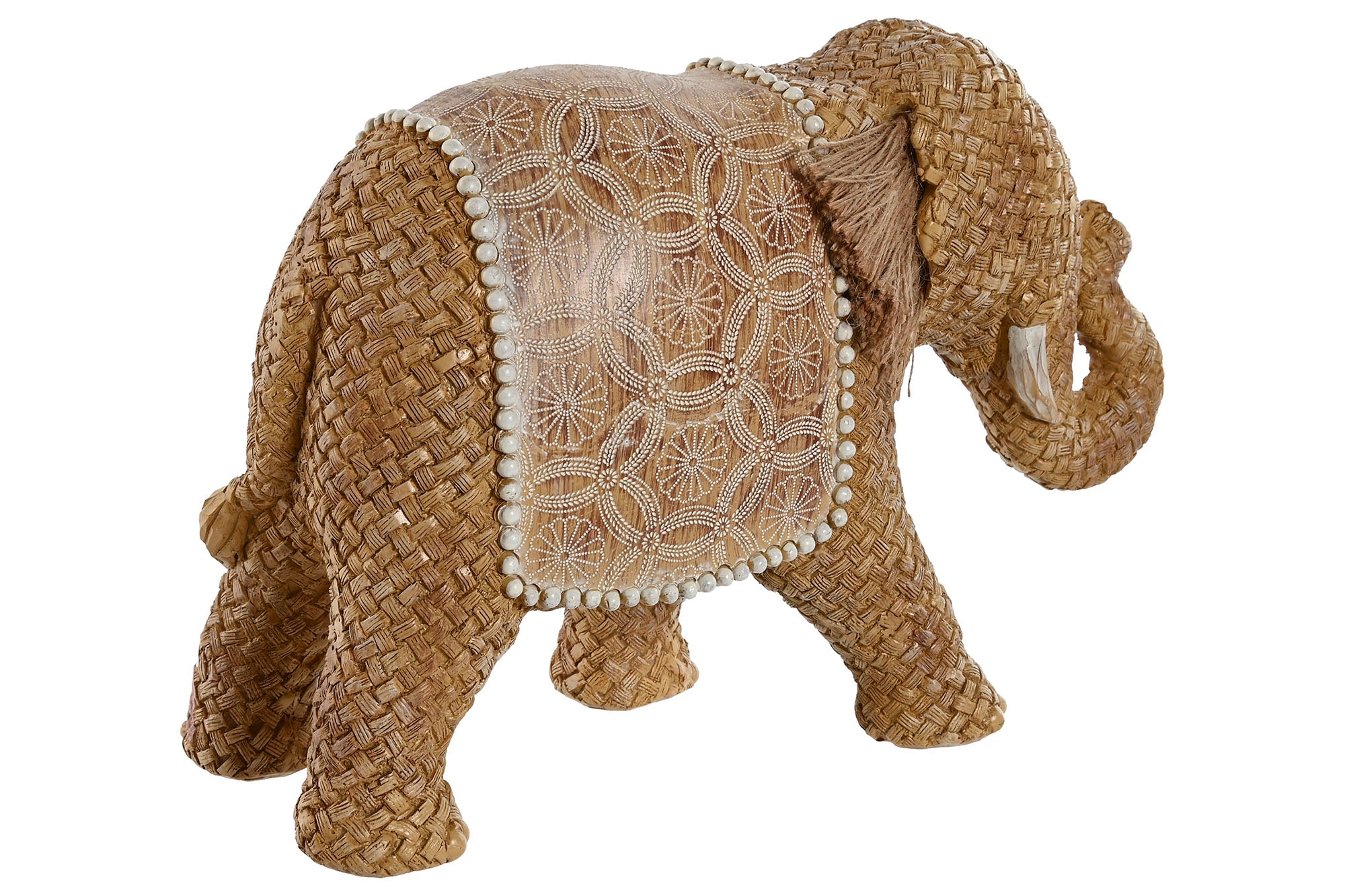Figura Resina 32X12X21 Elefante Natural