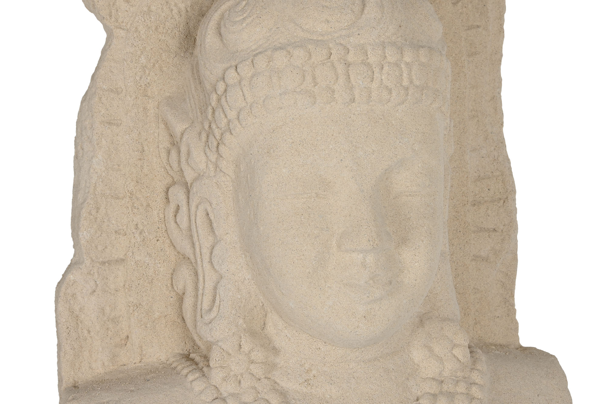 Fiber Cement Figure 40X27X175 Buddha With Stand