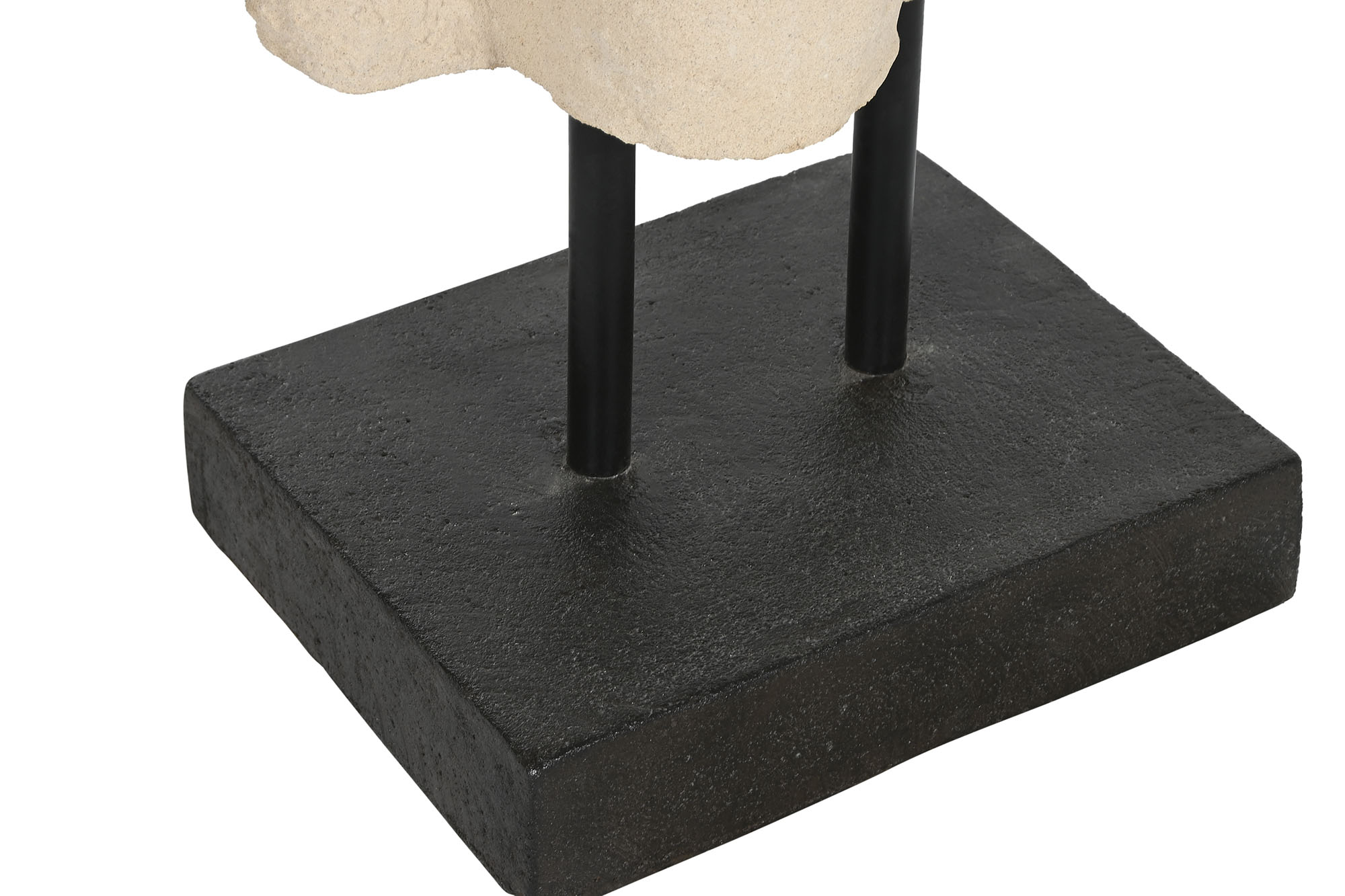 Figura Fibra Cemento 40X27X148 Buda Con Soporte