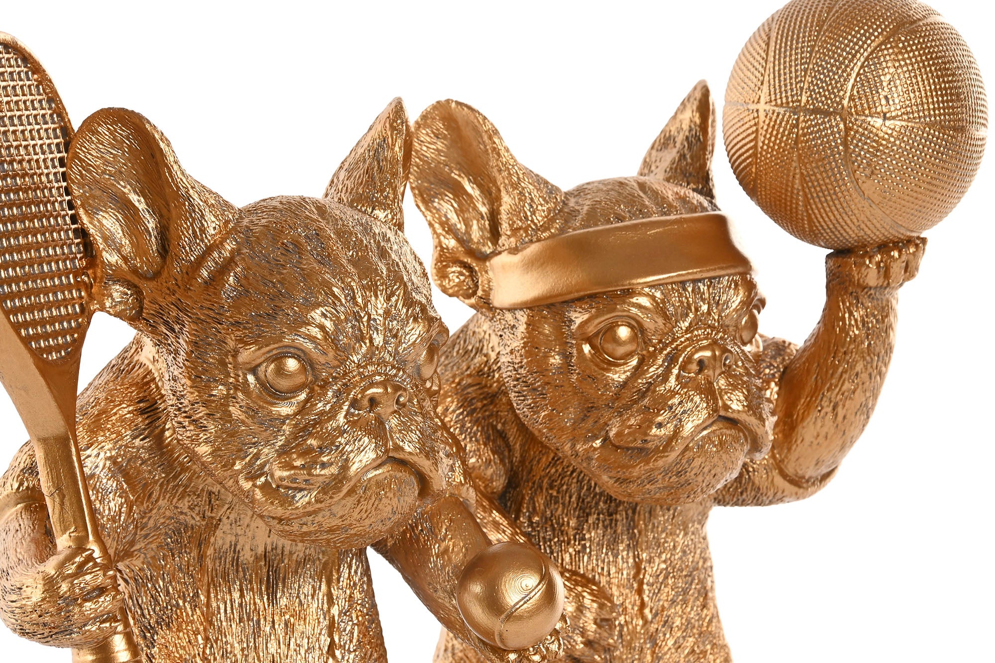 Figura Resina 16,5X13X27 Bulldog 2 Surt.