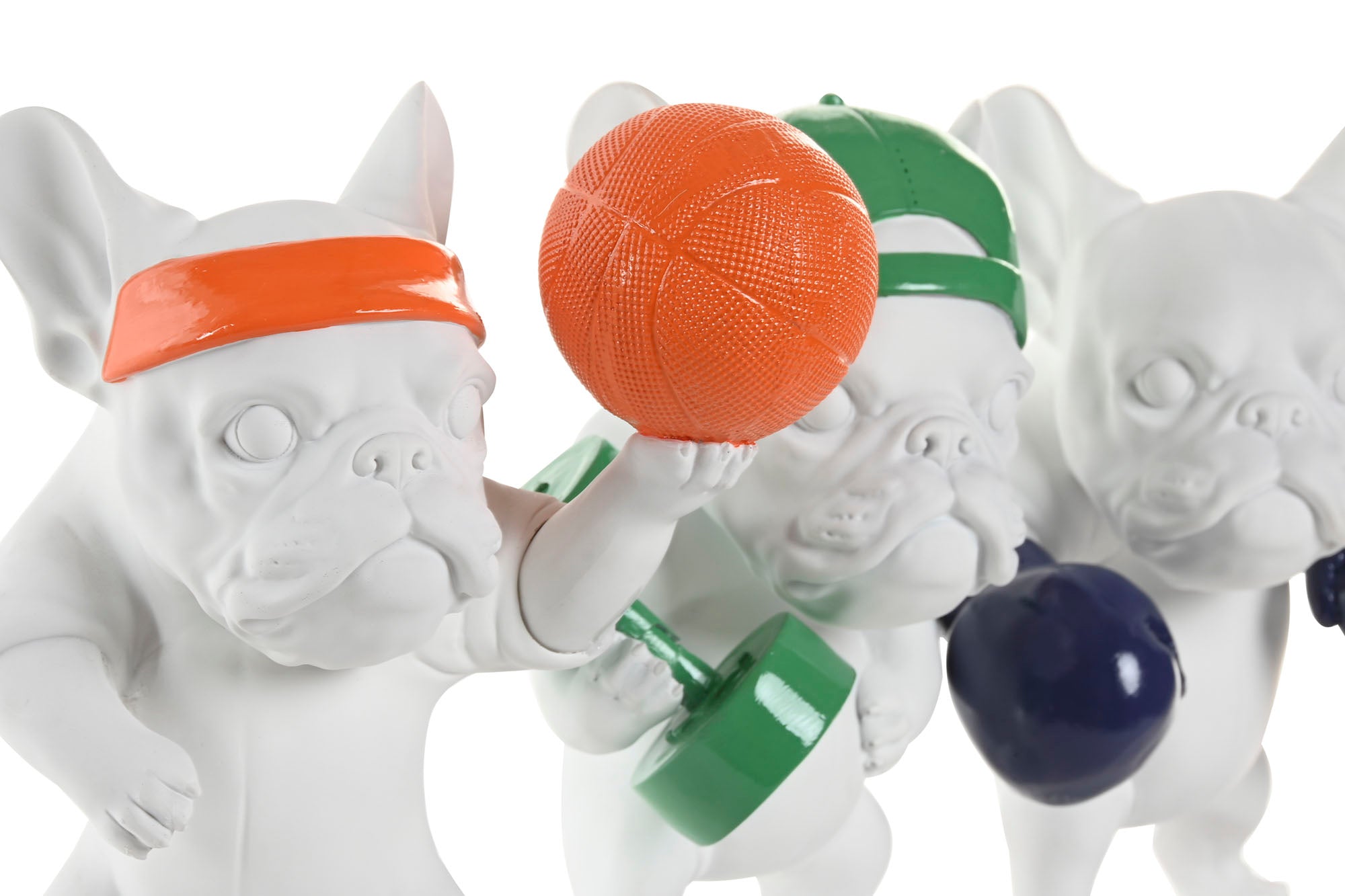 Figura Resina 17X13,5X24 Bulldog 3 Surt.