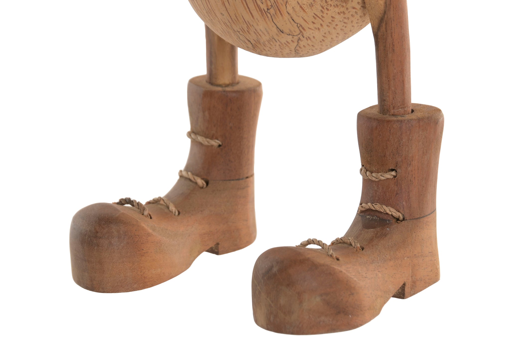 Figura Set 3 Teca Algodon 15X26X50 Pato Vestido