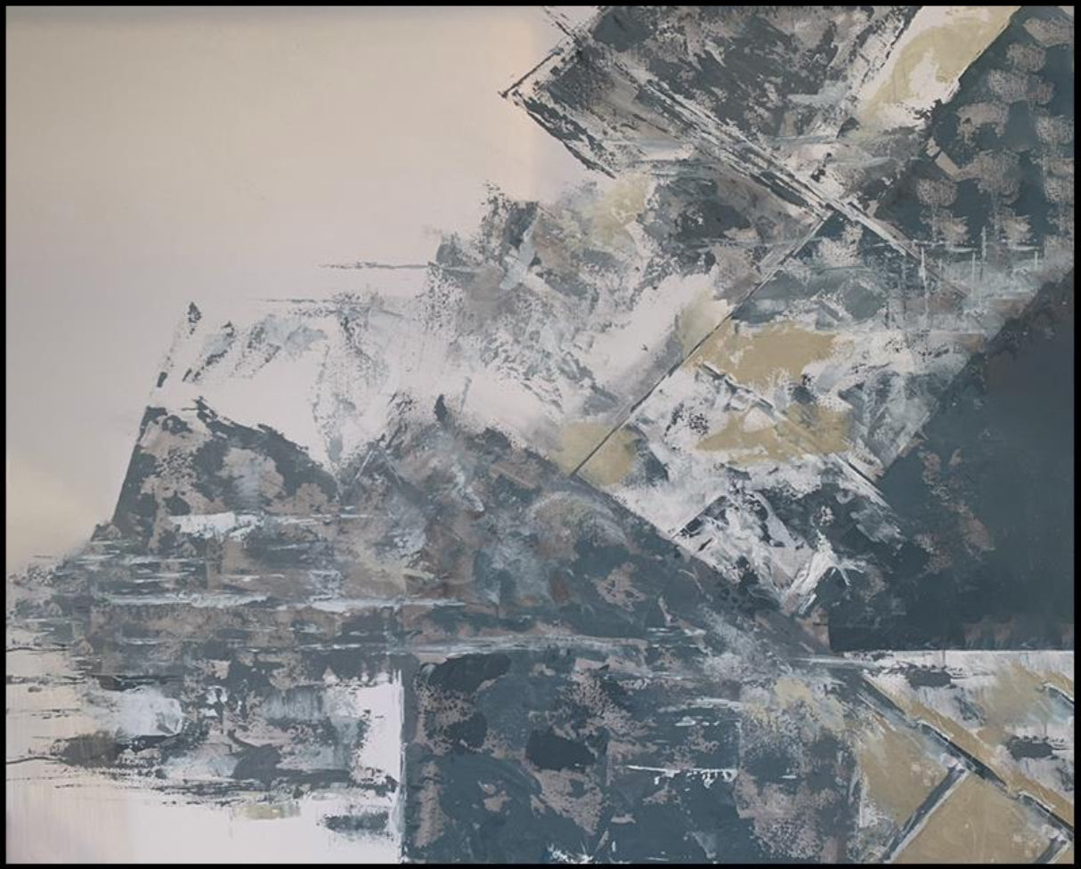 Pintura Abstrata Marés C-72812