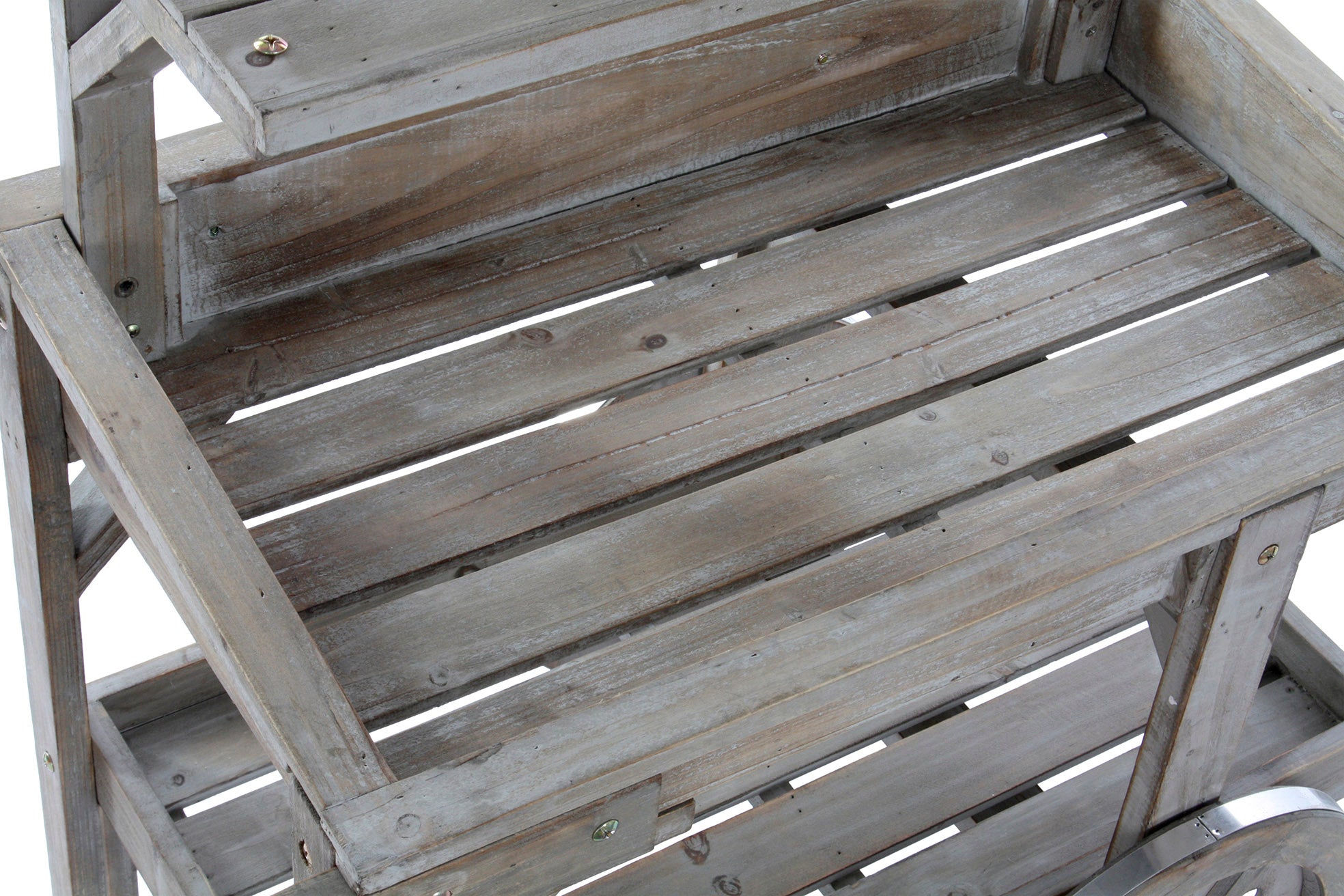 Slate Fir Cart 87X41X109 Light Brown Wheels