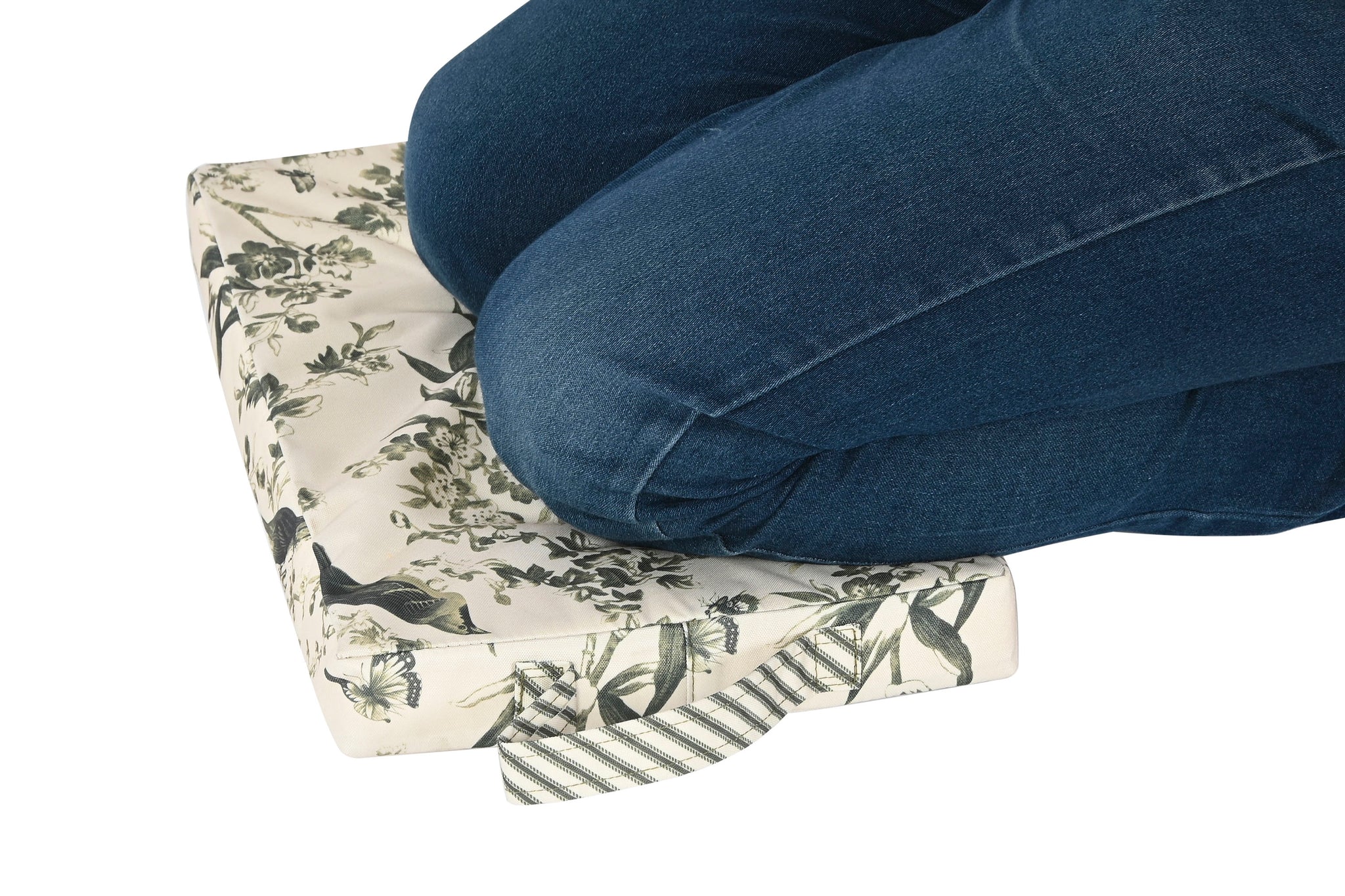 Cotton Floor Cushion 40X25X4 Raw