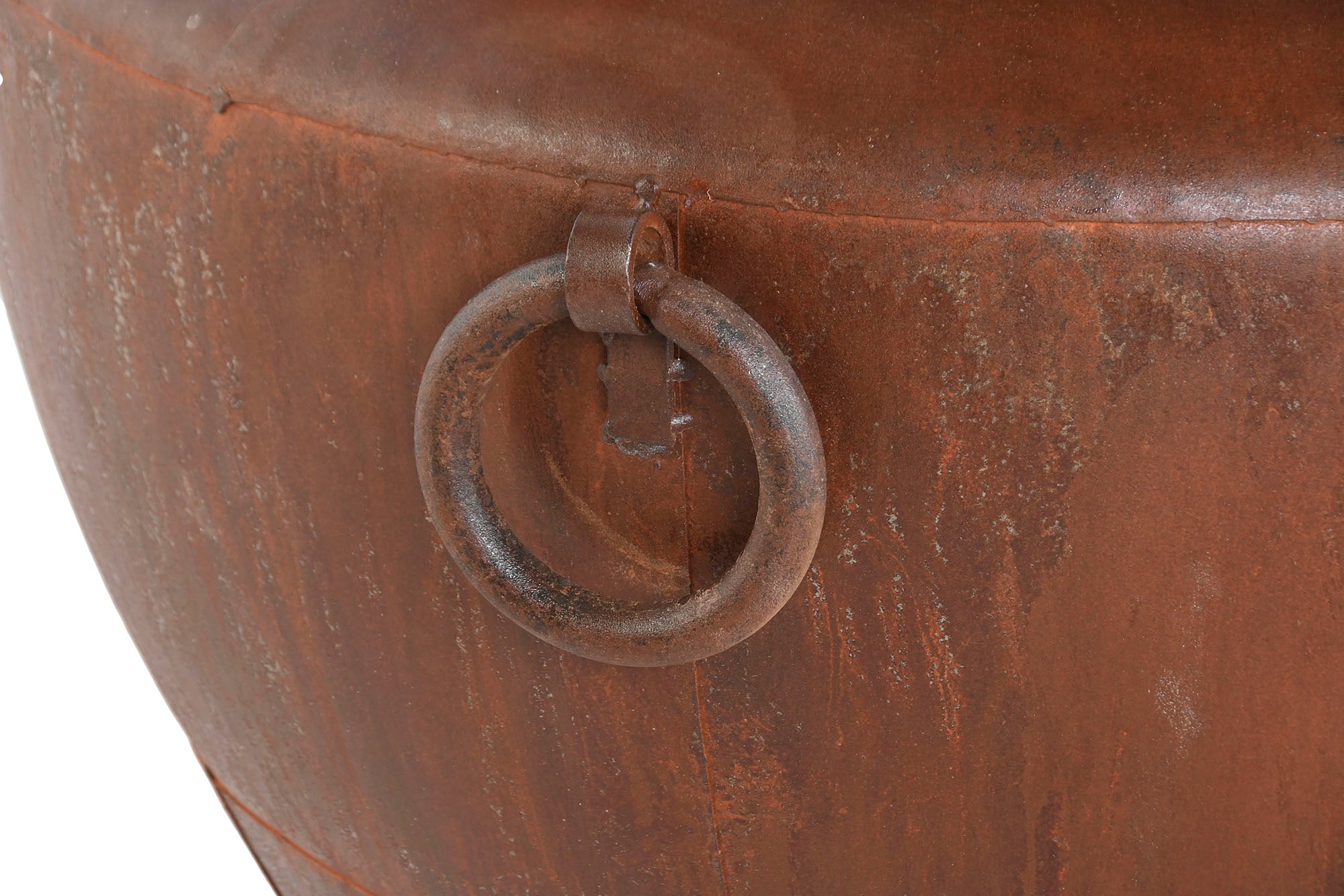 Iron Amphora 80X80X67 Patinated Oxide Finish