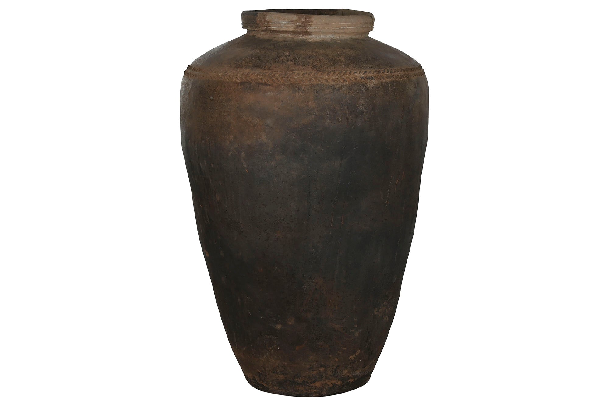 Anfora Terracota 80X80X130 Pieza Unica Antigua