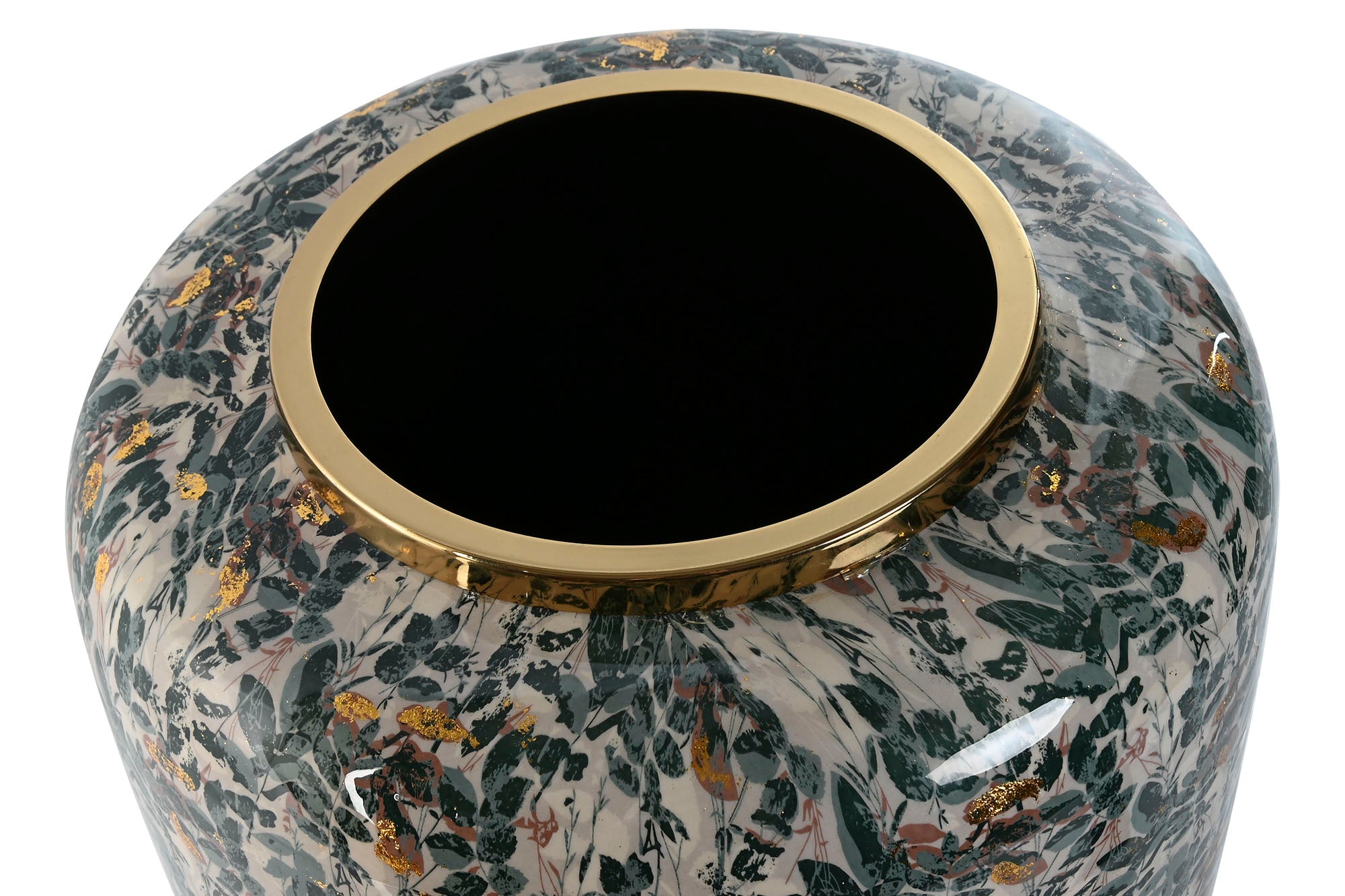 Vaso de Metal 33X33X35,5 Verde