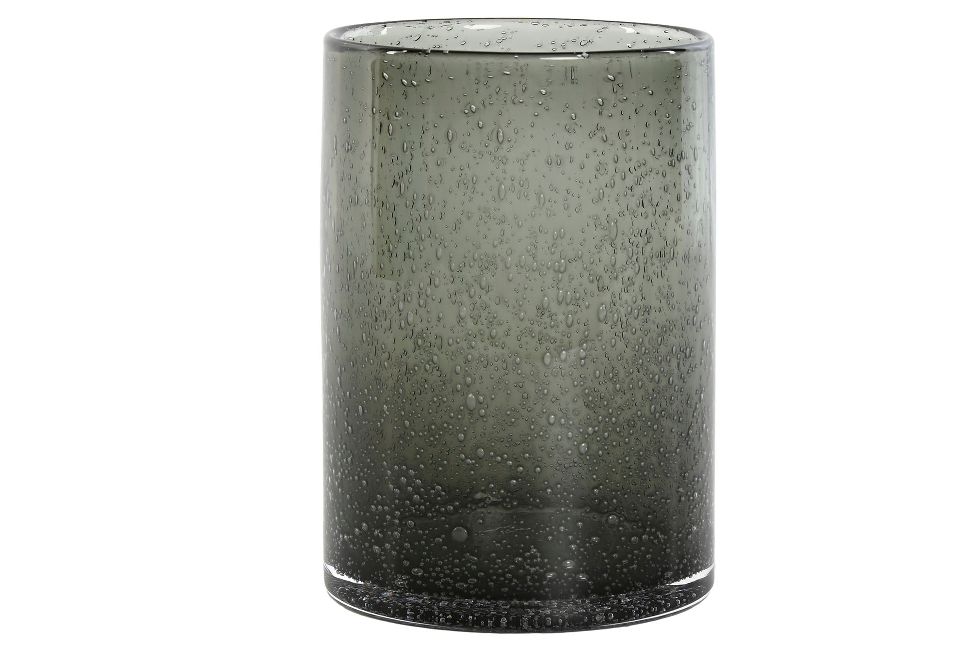 Glass Vase 11.5X11.5X17.2 Green