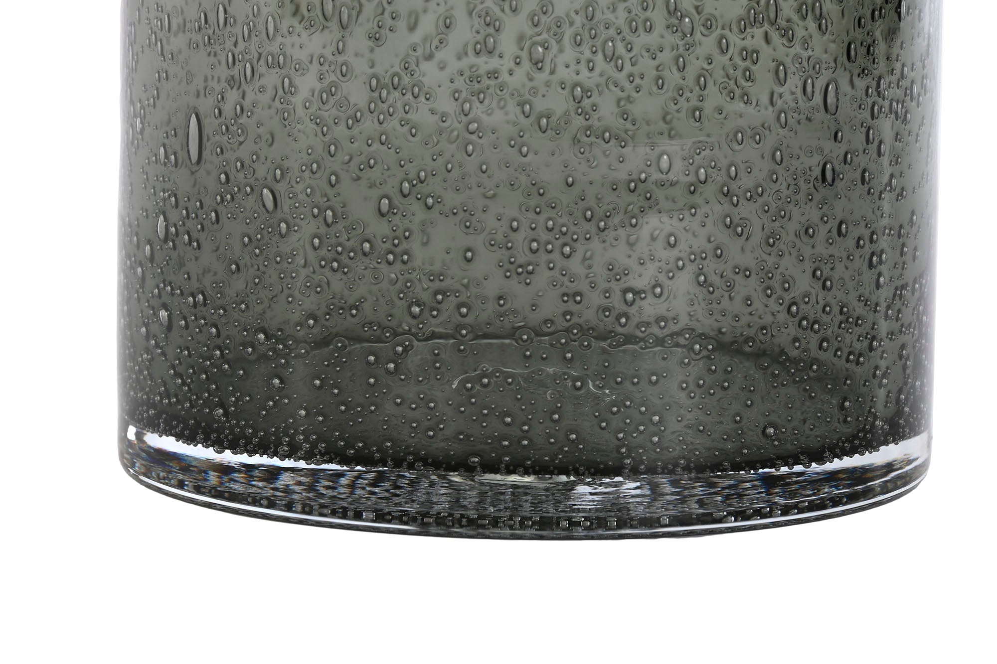 Jarron Cristal 13,7X13,7X25,6 Verde