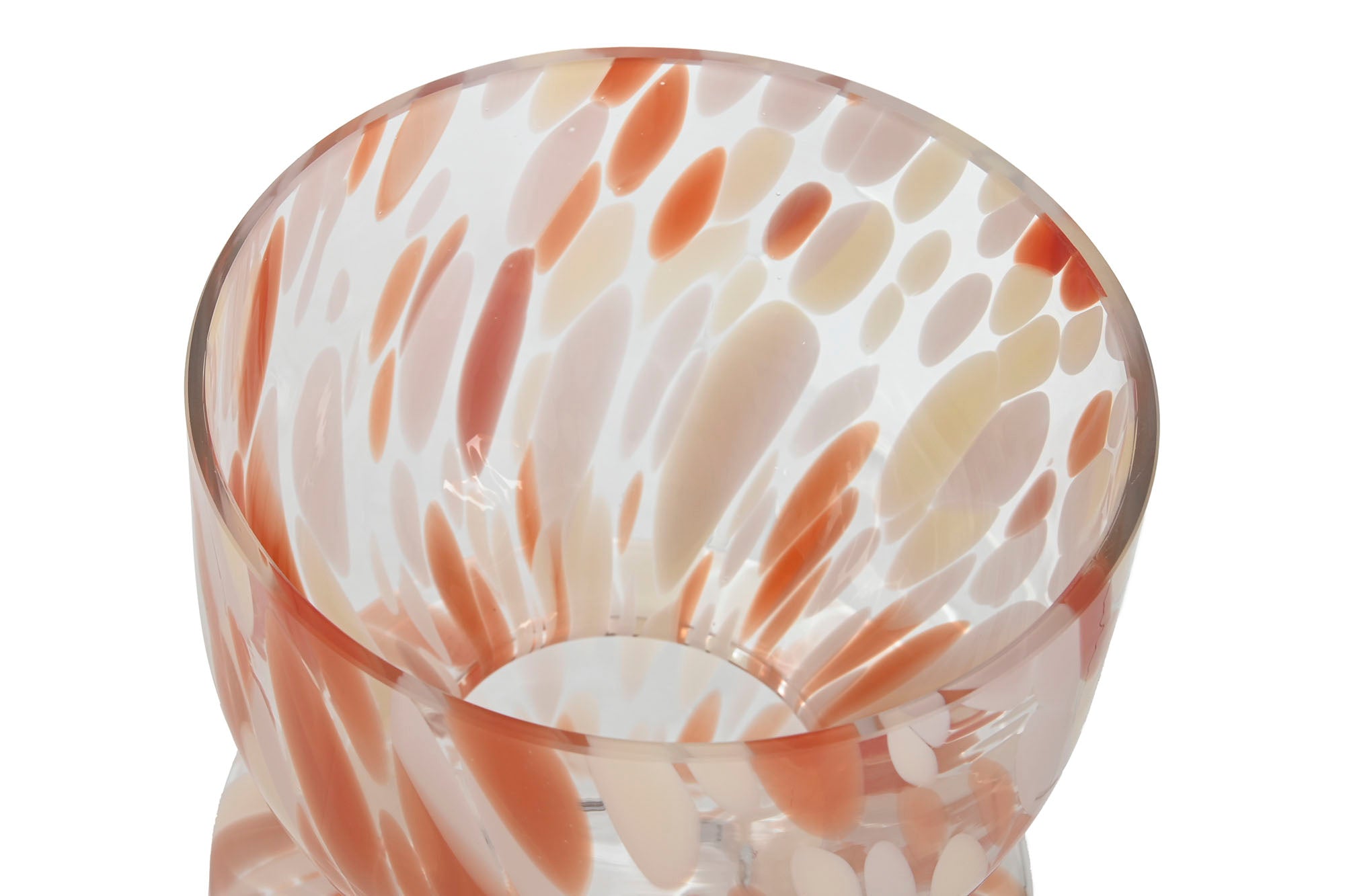 Jarron Cristal 16X16X24 Terracota