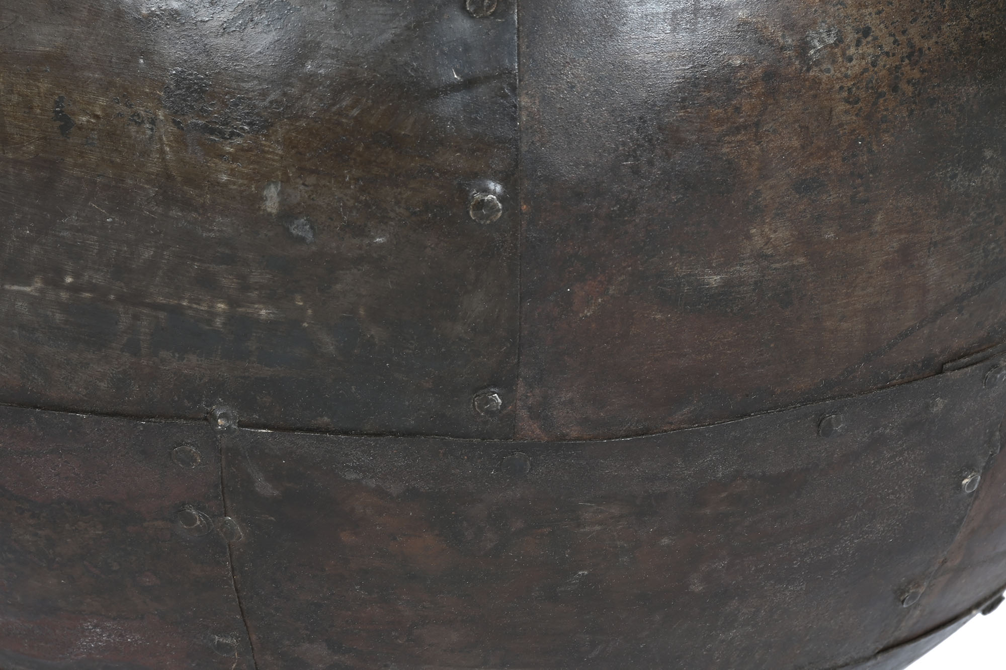 Anfora Hierro 50X50X50 Acabado Oxido Patinado