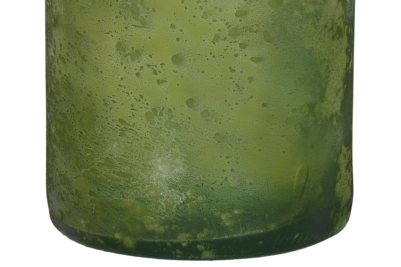 Jarron Cristal Reciclado 18X18X75 11L, Asa