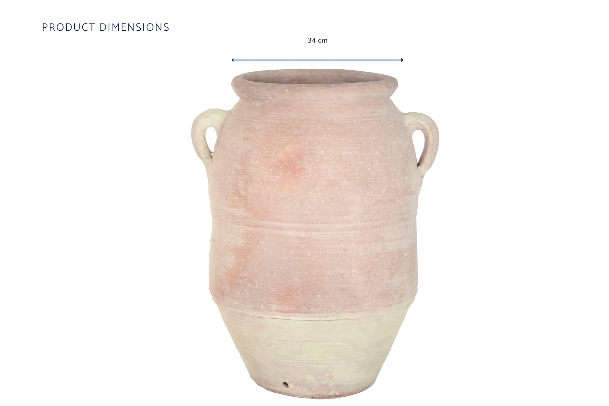 Anfora Terracota 60X60X80 36 Kg, 2Asas Artesanal