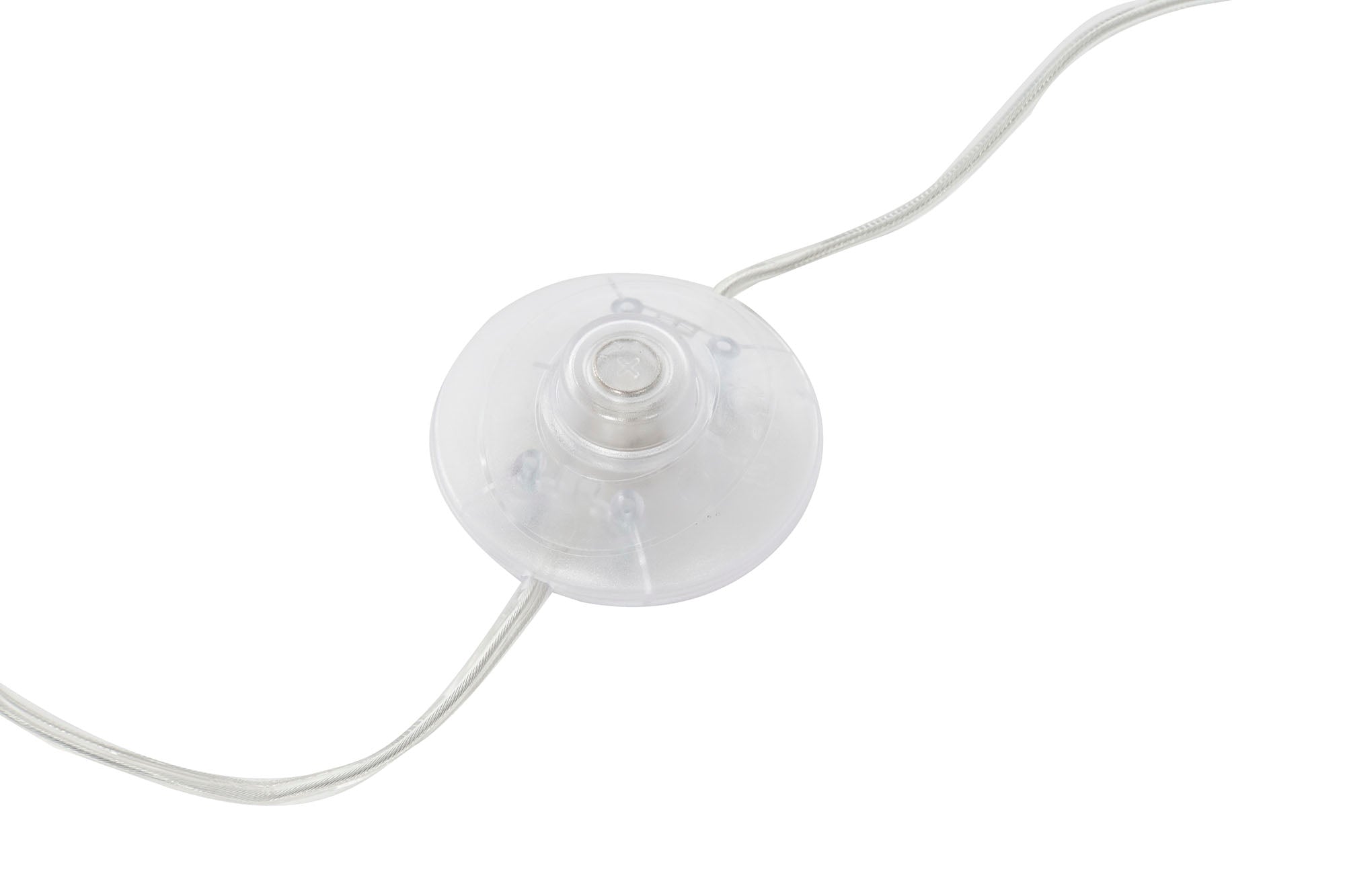 Luminária de chão em metal mármore 48x48x170 branca