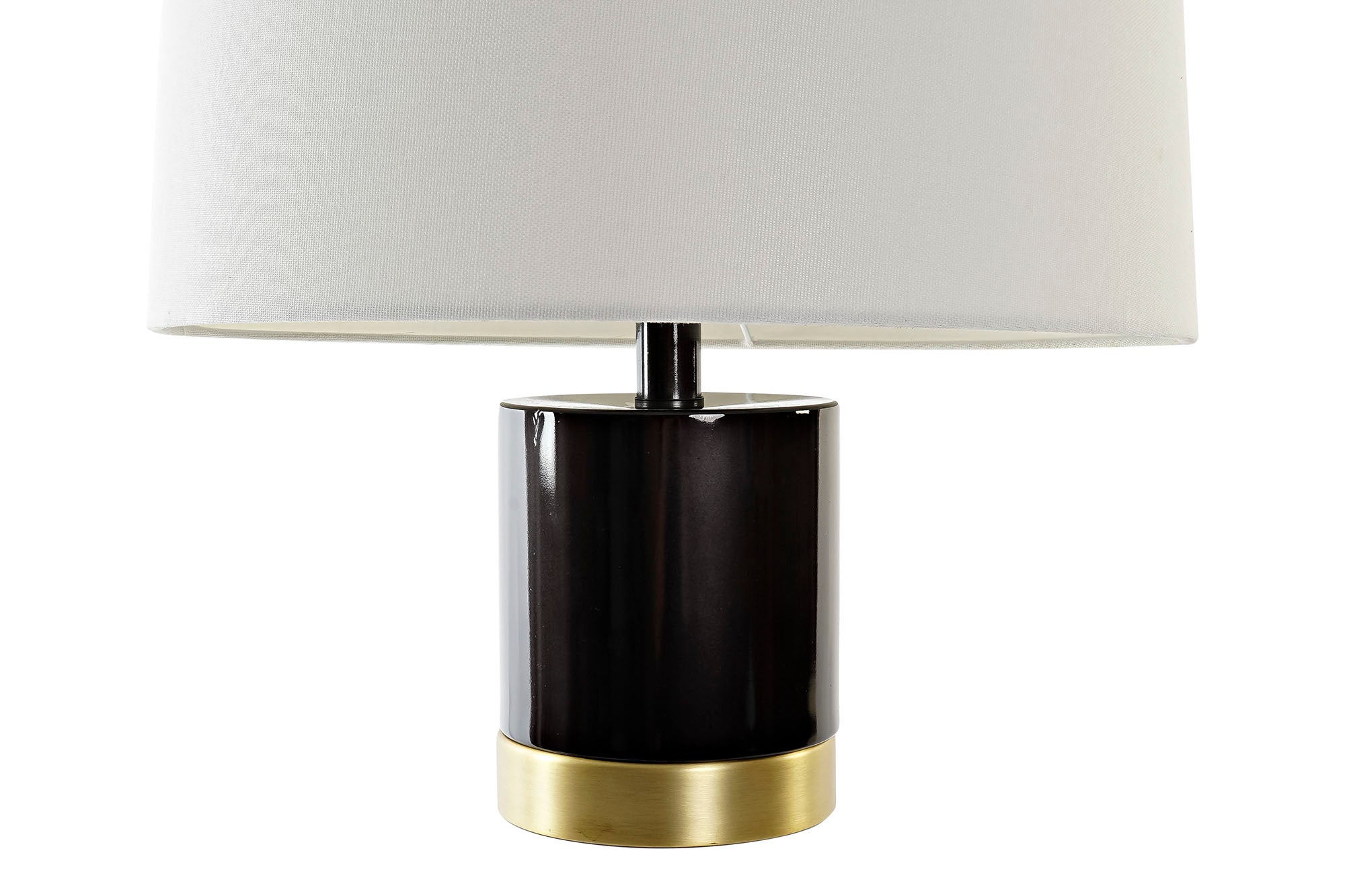 Lampara Sobremesa Metal 38X38X65 Blanco