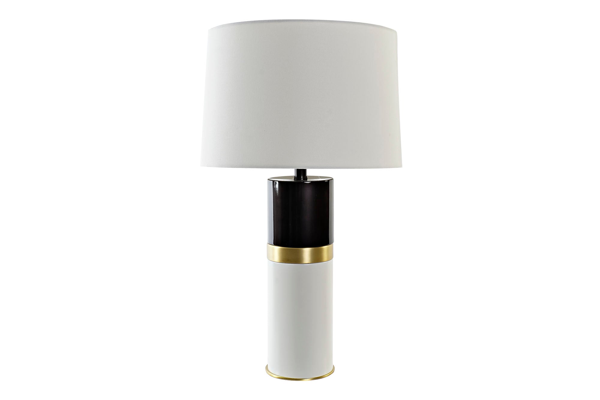 Lampara Sobremesa Metal 38X38X65 Blanco