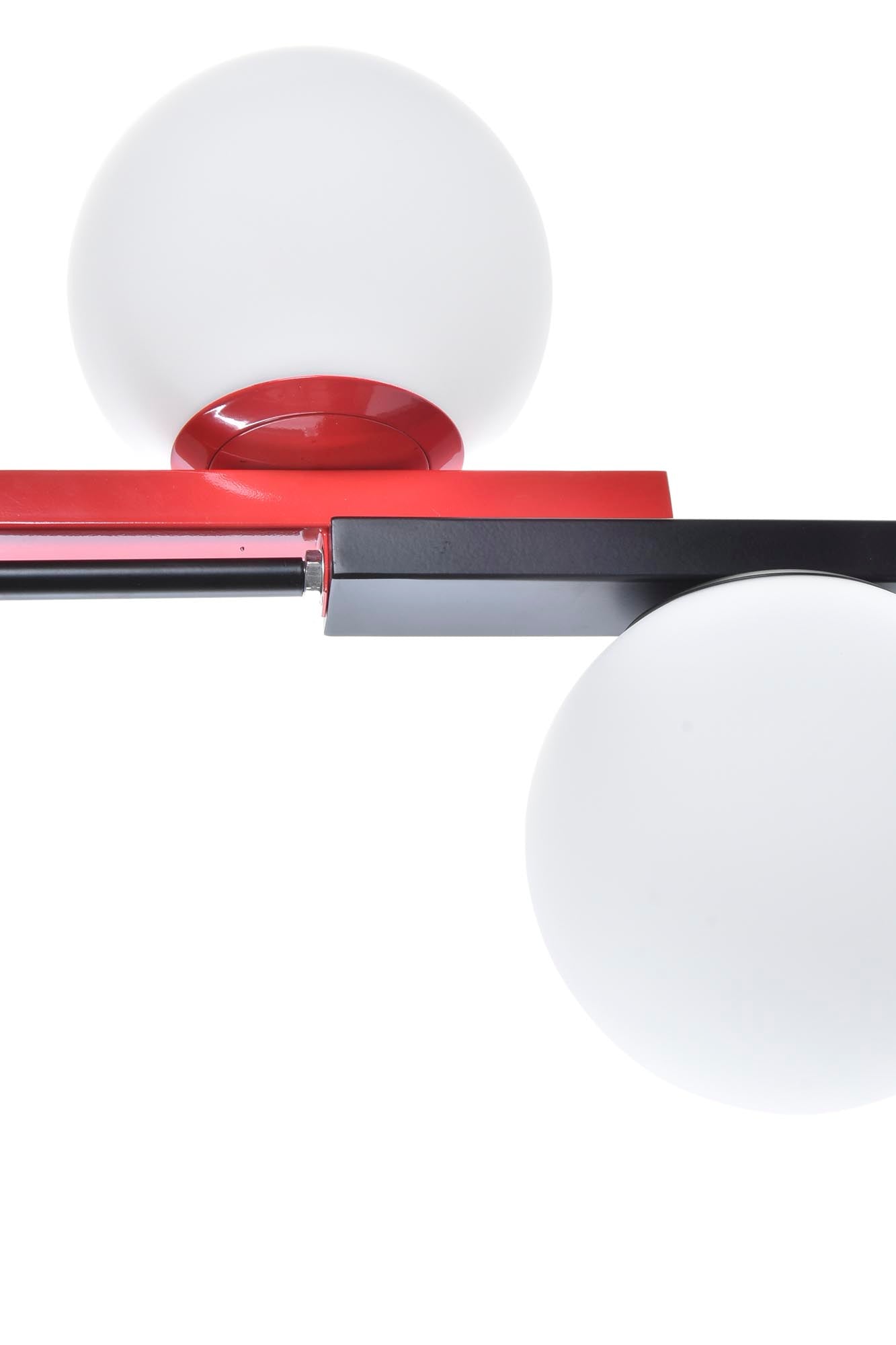 Lampara Techo Metal Cristal 44X44X120 Abstracto