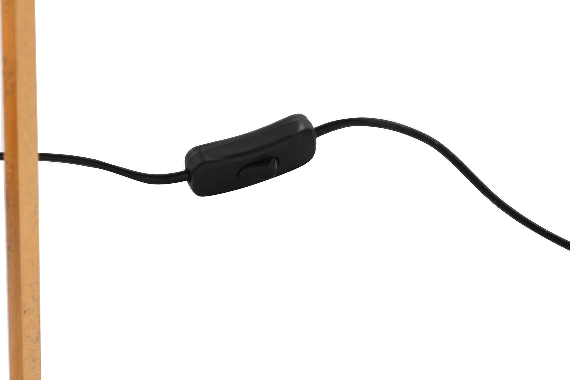 Luminária de chão em metal e vidro 30X30X71 geométrica