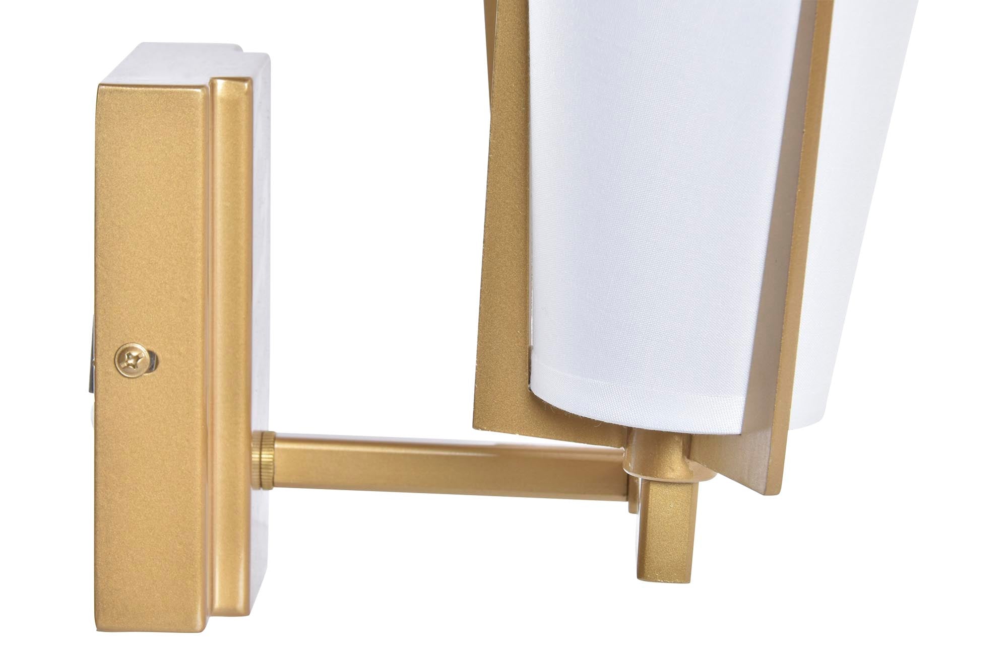 Lampara Aplique Metal Poliester 30X18X23 Doble