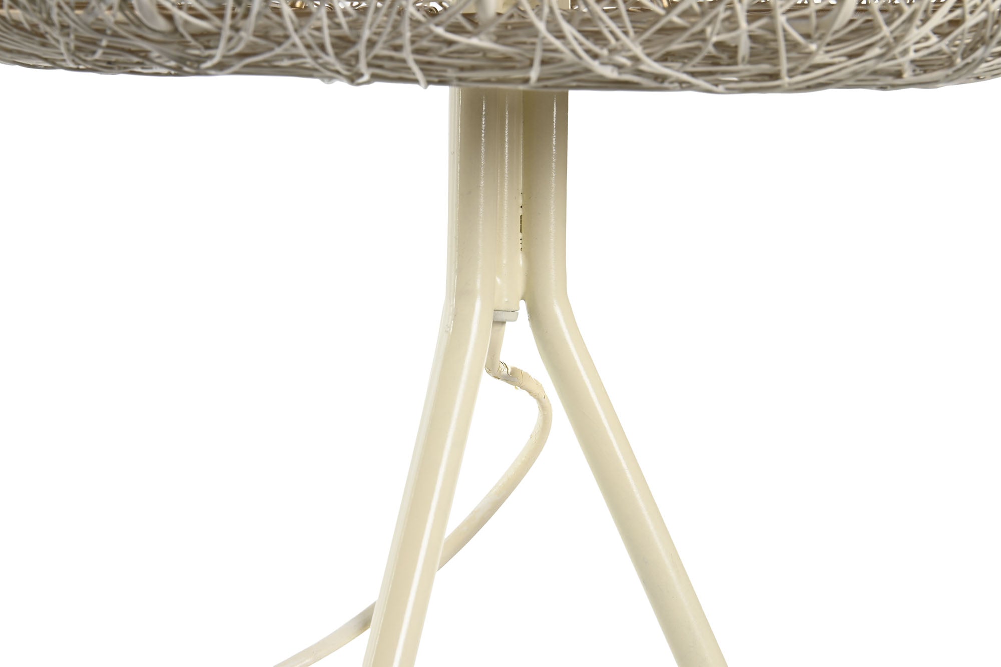 Lampara Sobremesa Metal 33X33X50 Blanco