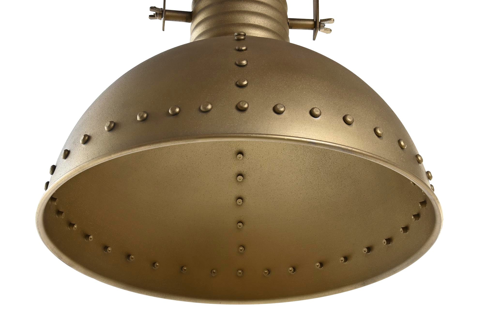 Lampara Techo Metal 41X41X49 Dorado