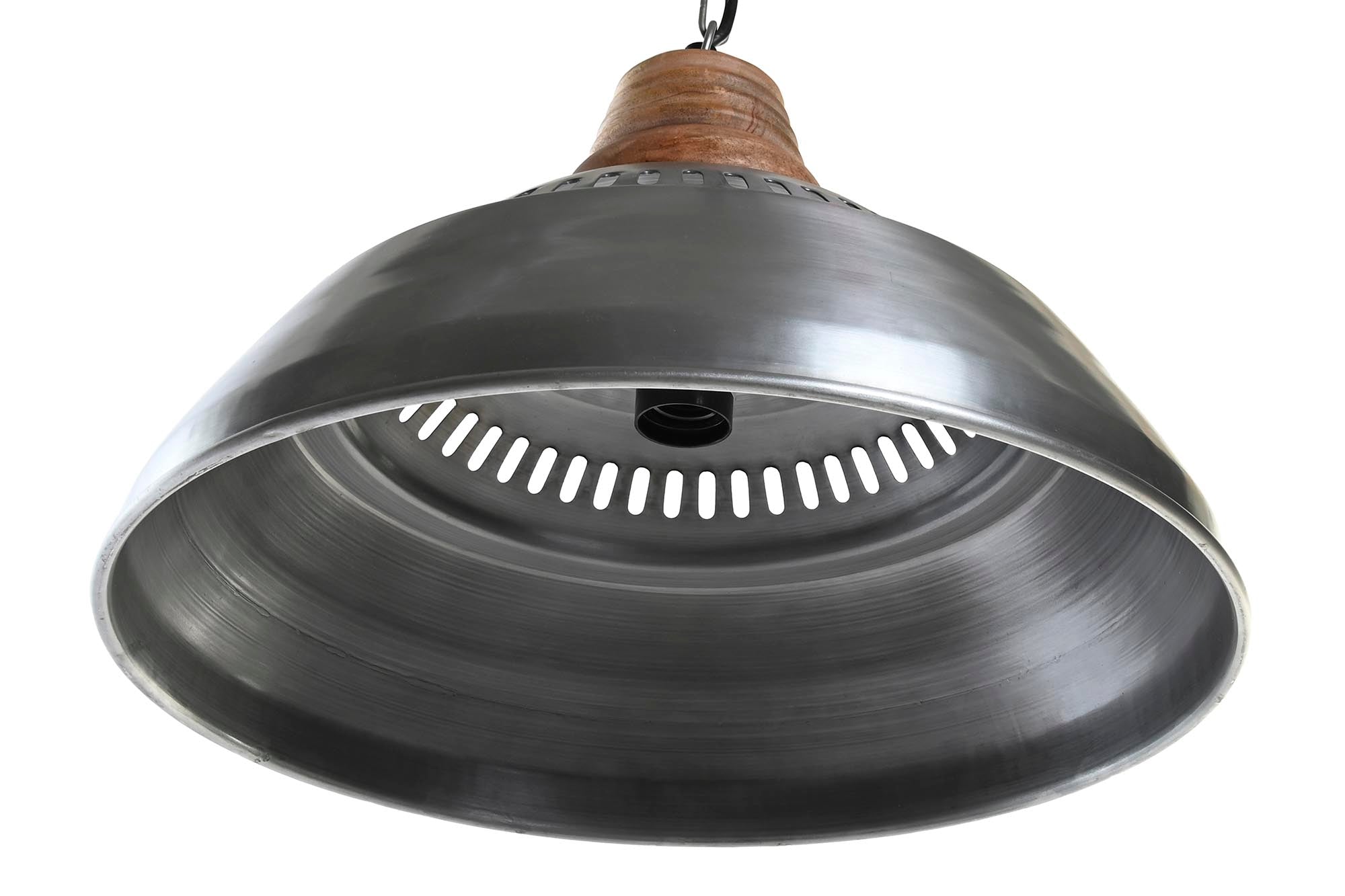 Lampara Techo Hierro Mango 43X43X31 Desgastado