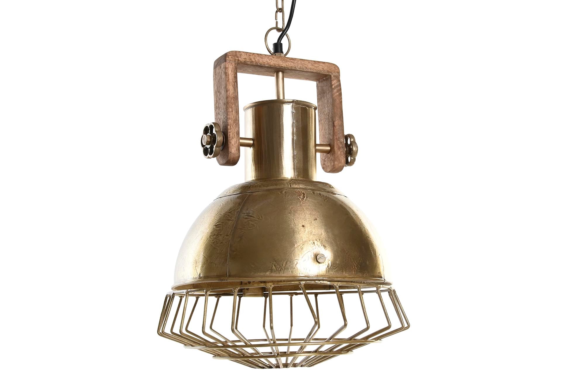 Lampara Techo Hierro Mango 31X31X48 Envejecido