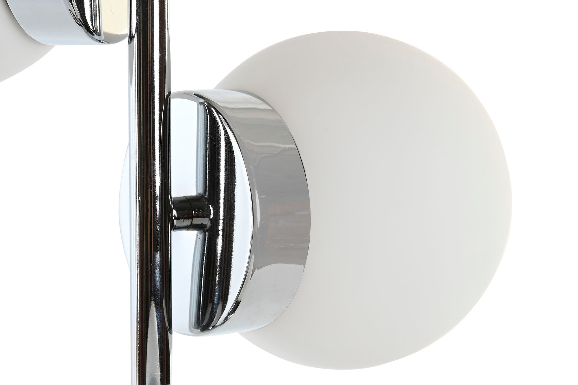 Luminária de mesa de metal cristal 26X26X59 3 bolas