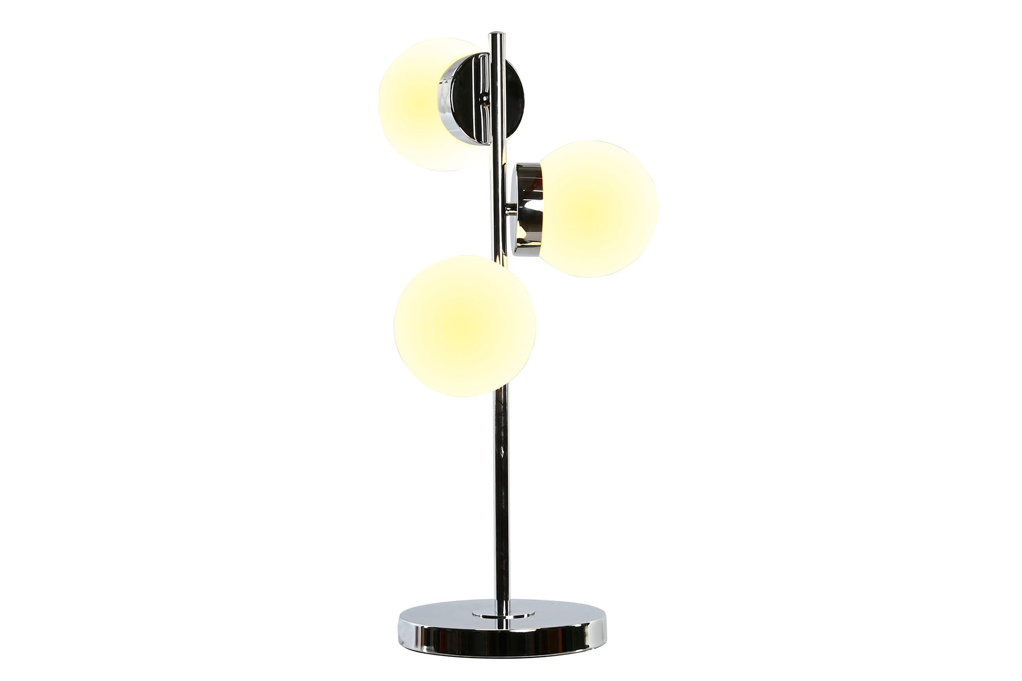 Crystal Metal Table Lamp 26X26X59 3 Balls