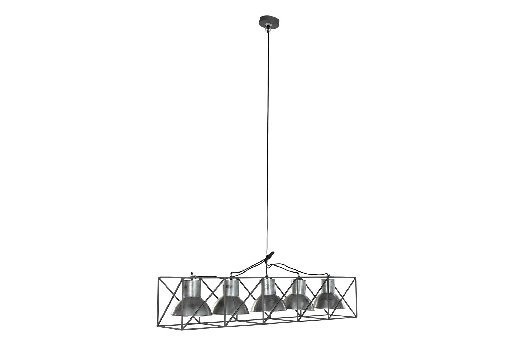 Lampara Techo Metal 115X24X24 Multiposicion Gris