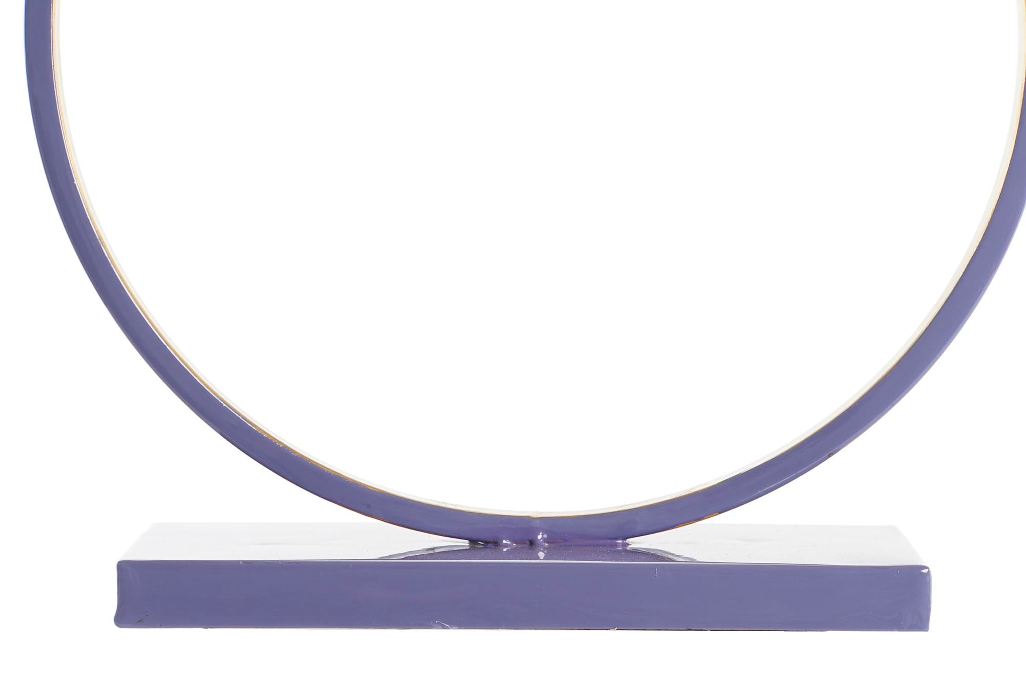 Lampara Sobremesa Hierro 41X20X71 Lila