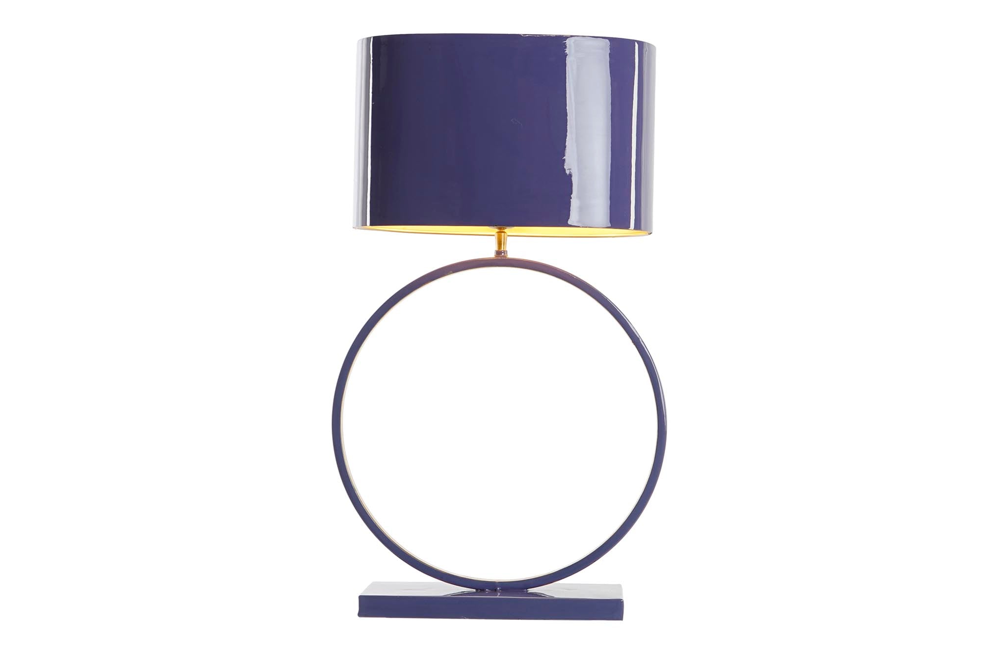 Lampara Sobremesa Hierro 41X20X71 Lila