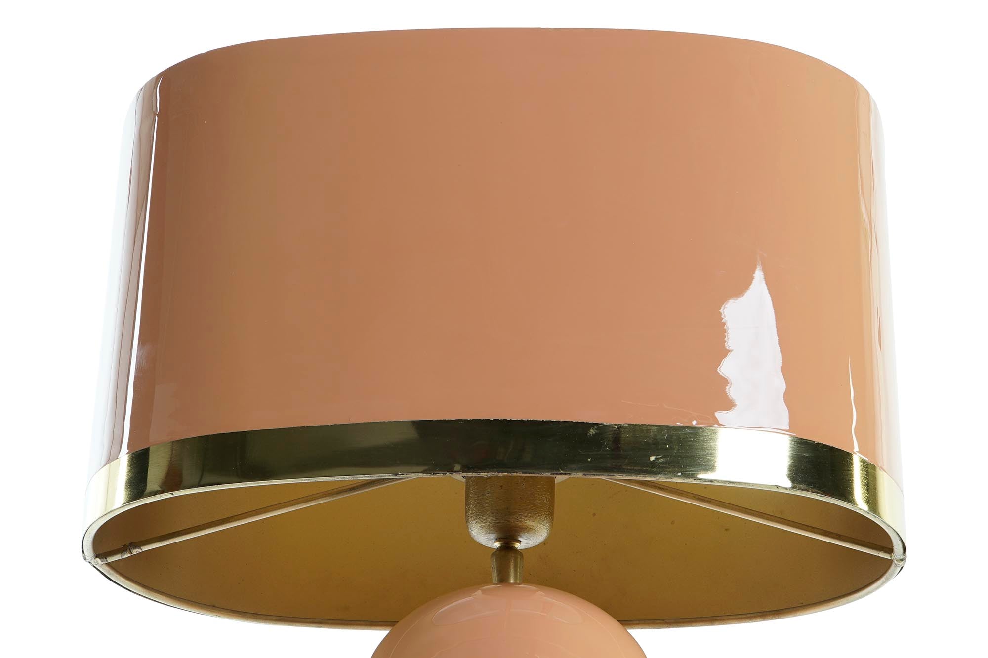 Lampara Sobremesa Hierro 37X21X52 Lacado Rosa