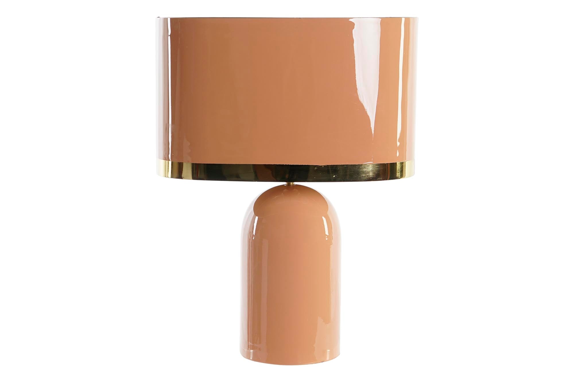 Iron Table Lamp 37x21x52 Pink Lacquer